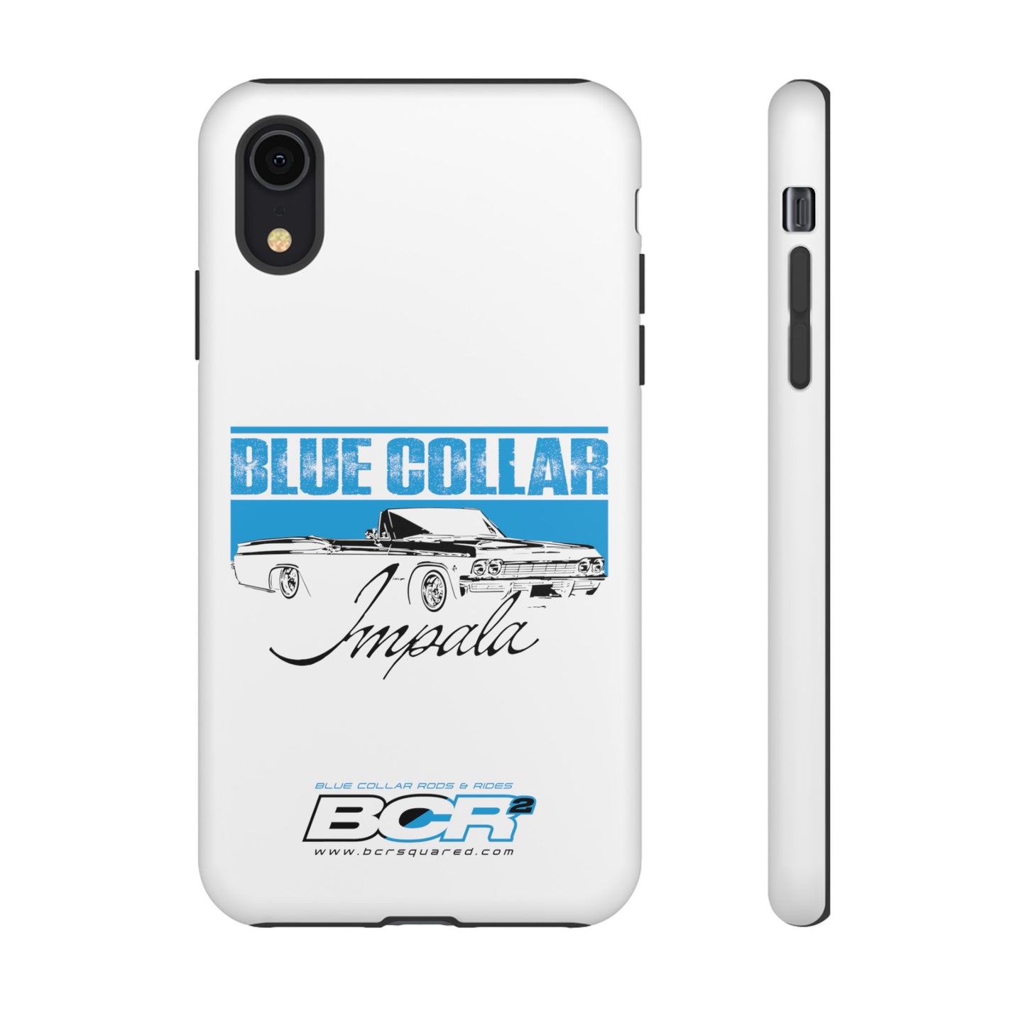 Blue Collar Impala White Phone Cases