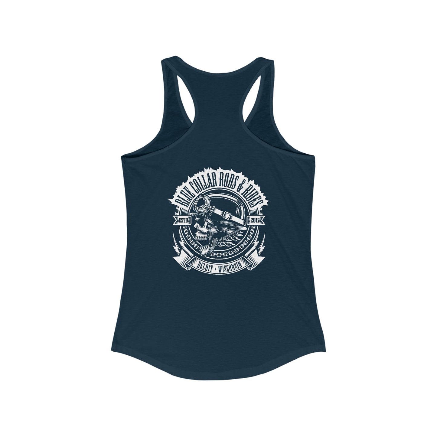 Blue Collar Skull 1 Women's Tank Top