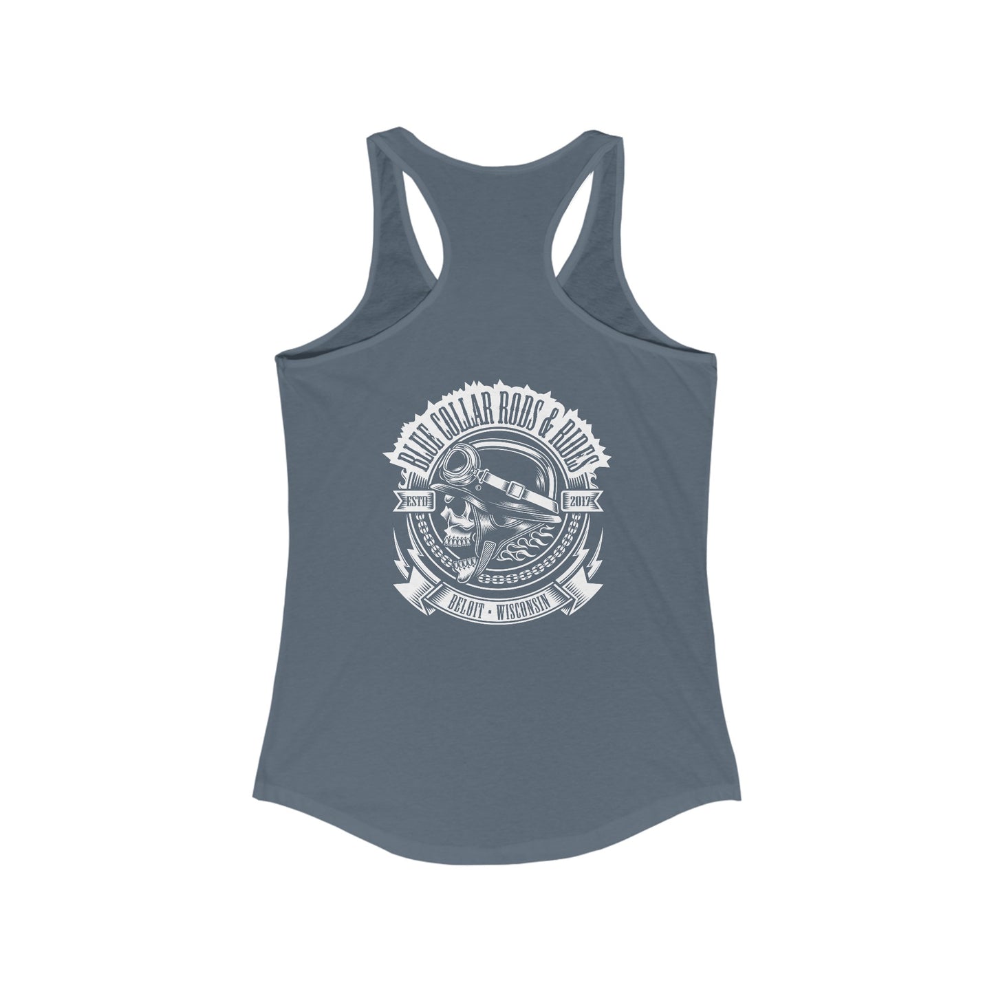 Blue Collar Skull 1 Women's Tank Top