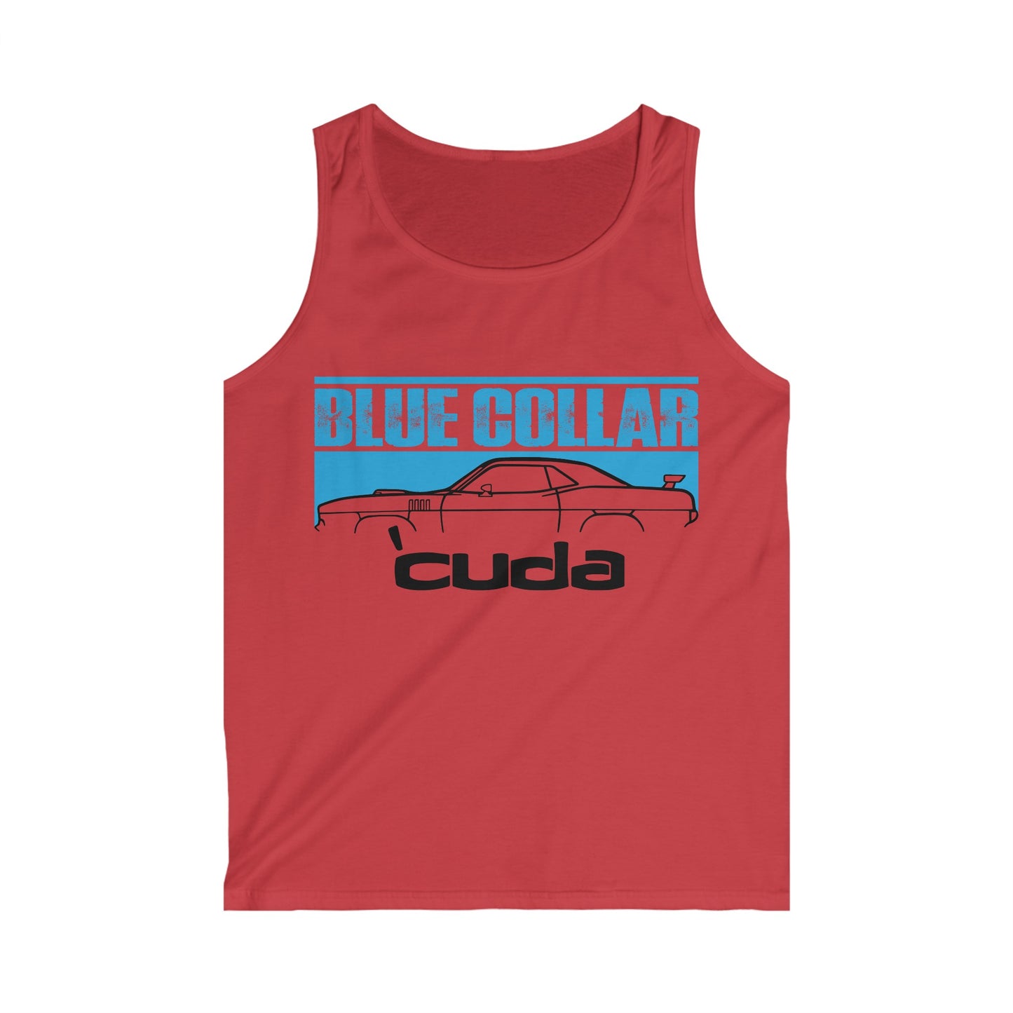 Blue Collar 'Cuda Men's Tank Top