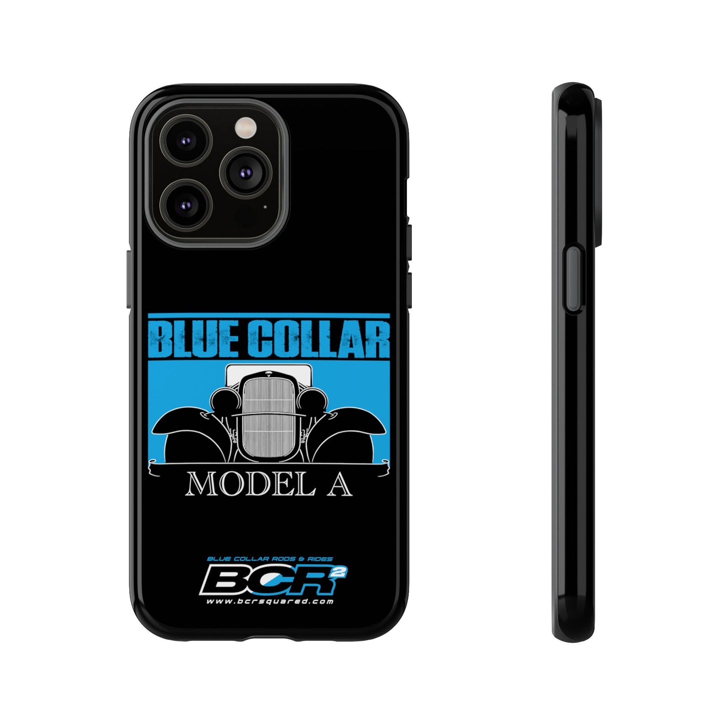 Blue Collar Model A Black Phone Case