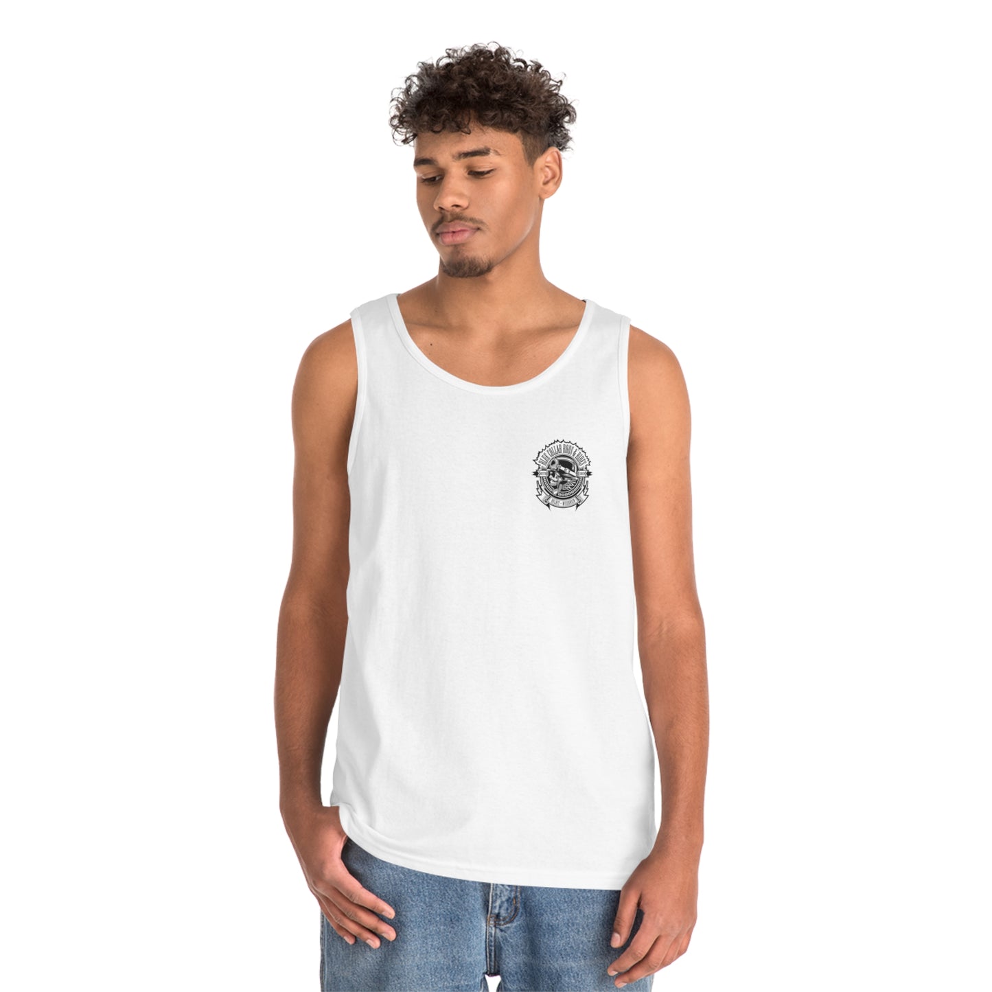 Blue Collar Skull 1 Men's Tank Top