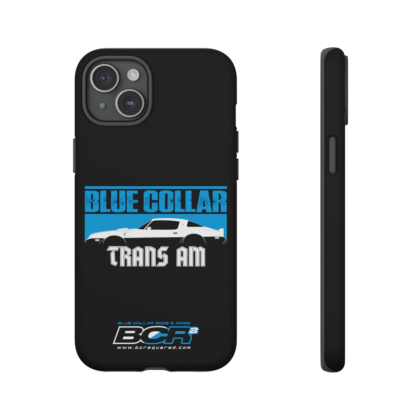 Blue Collar Black Phone Case