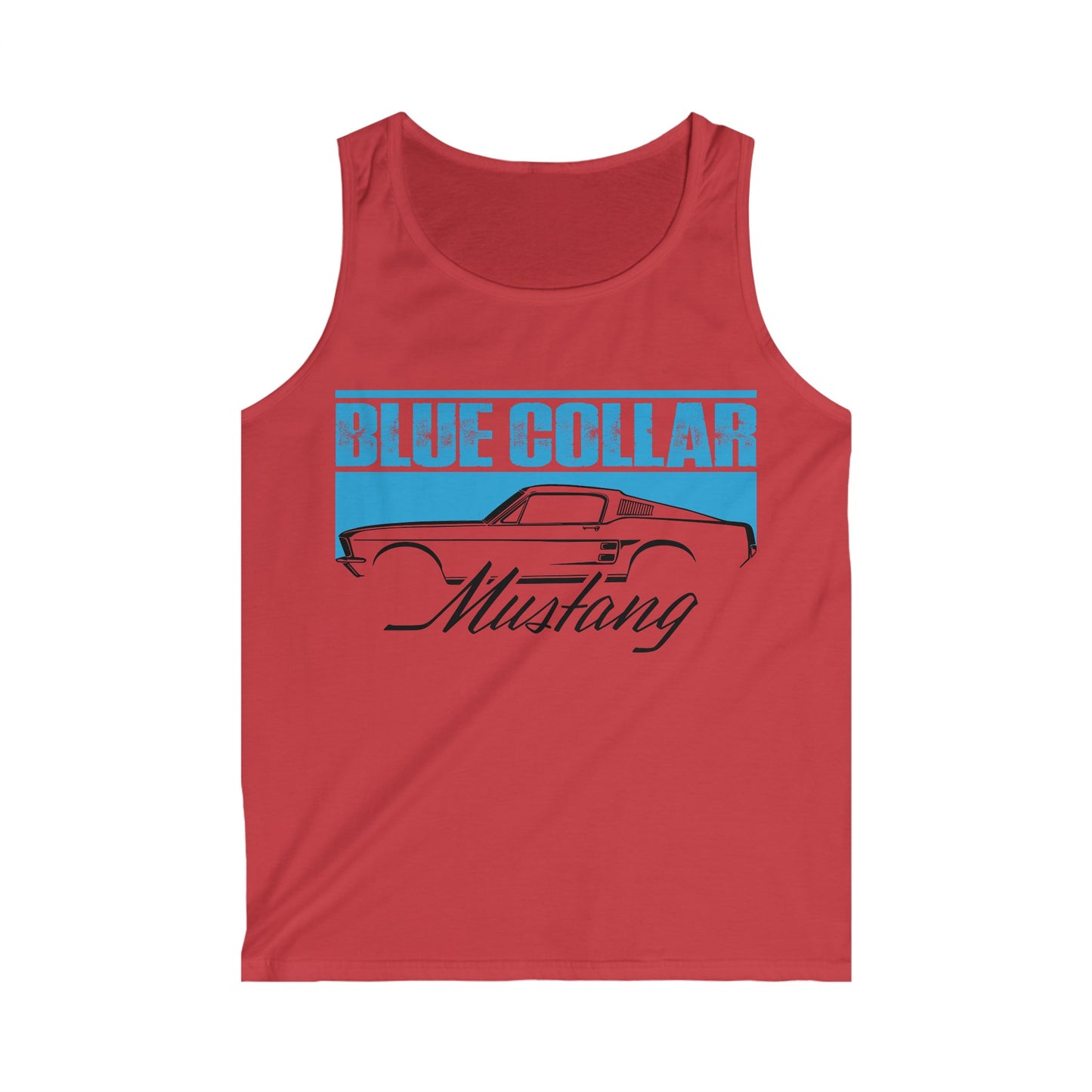 Blue Collar Mustang Men's Tank Top