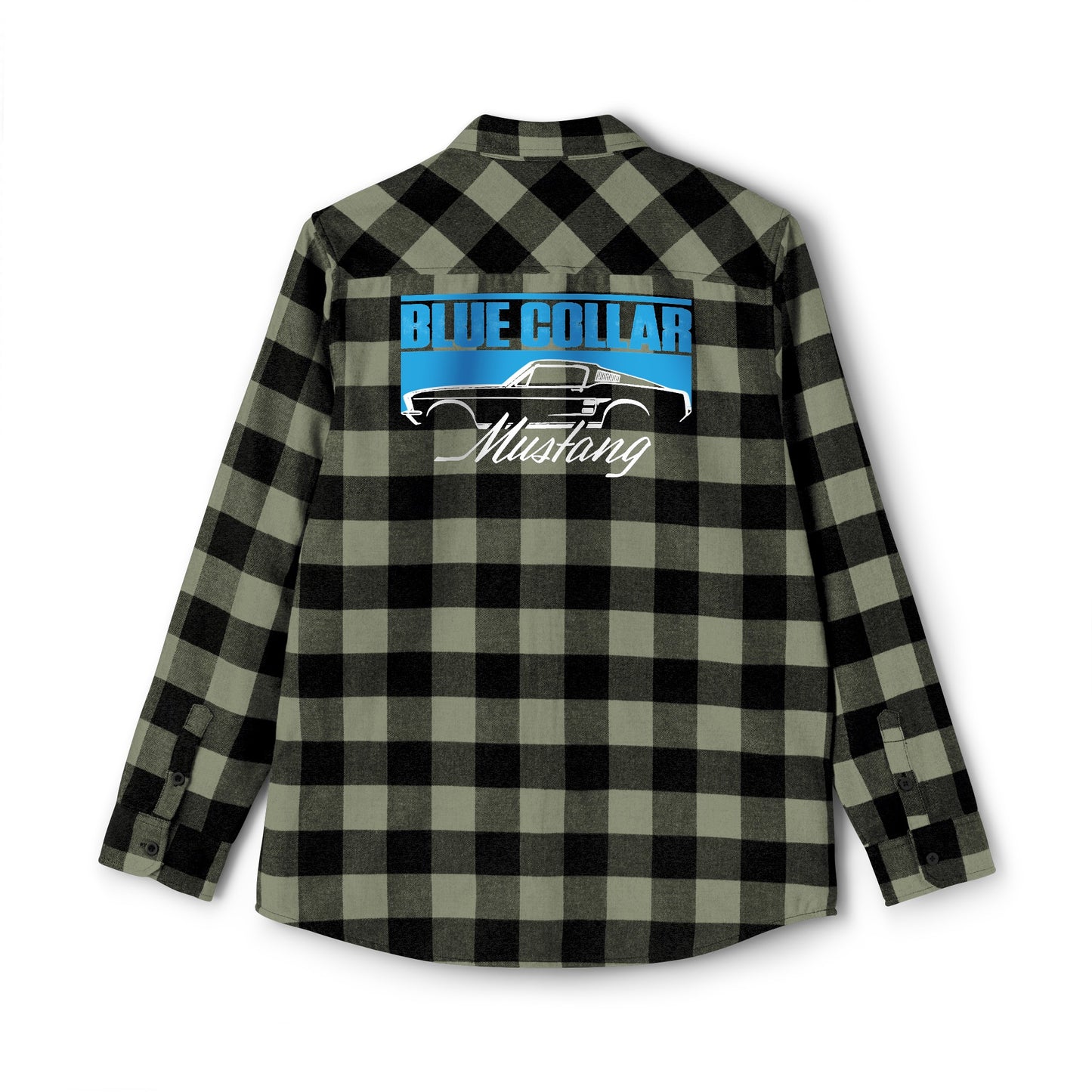 Blue Collar Mustang Flannel Shirt