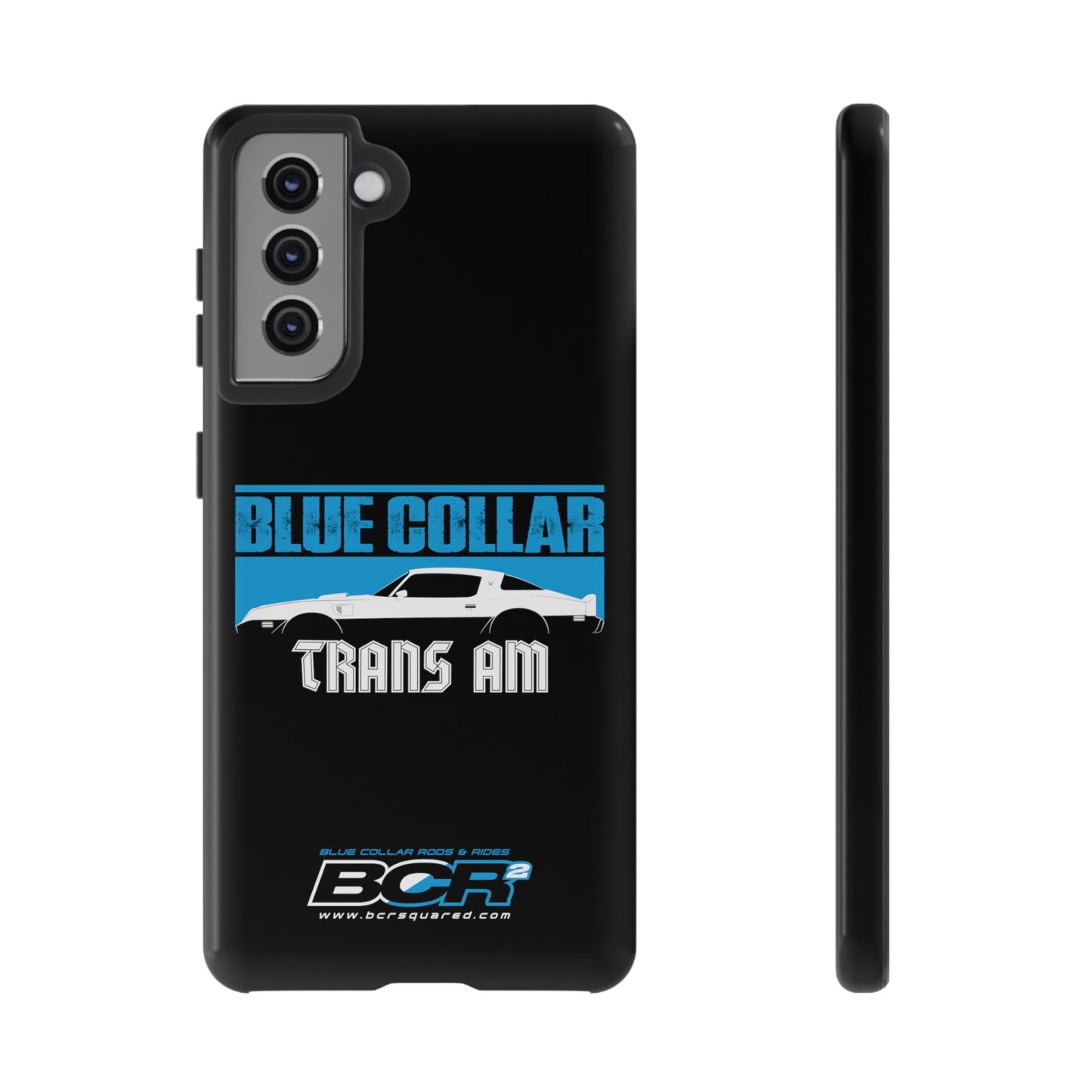 Blue Collar Black Phone Case