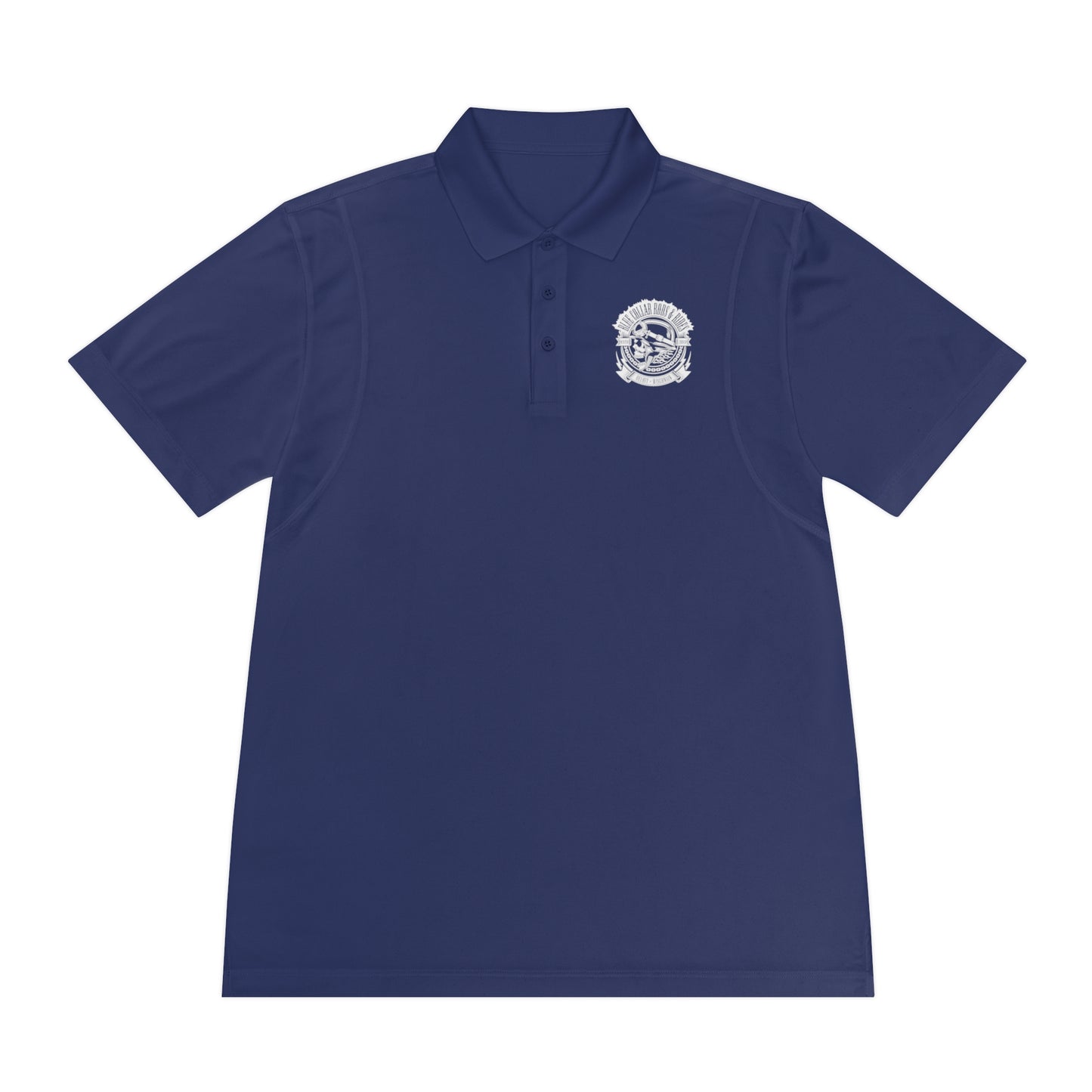 Blue Collar Skull 1 Polo Shirt