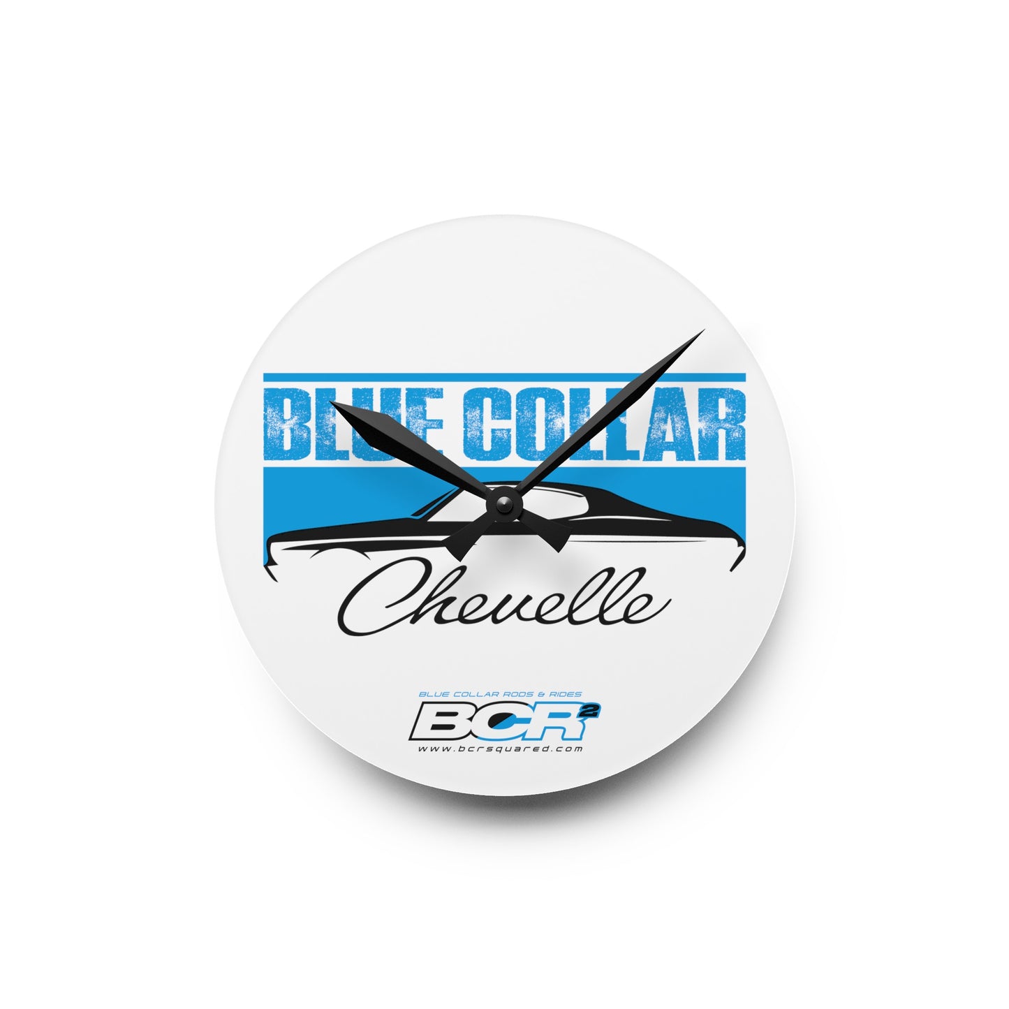 Blue Collar Chevelle Wall Clock