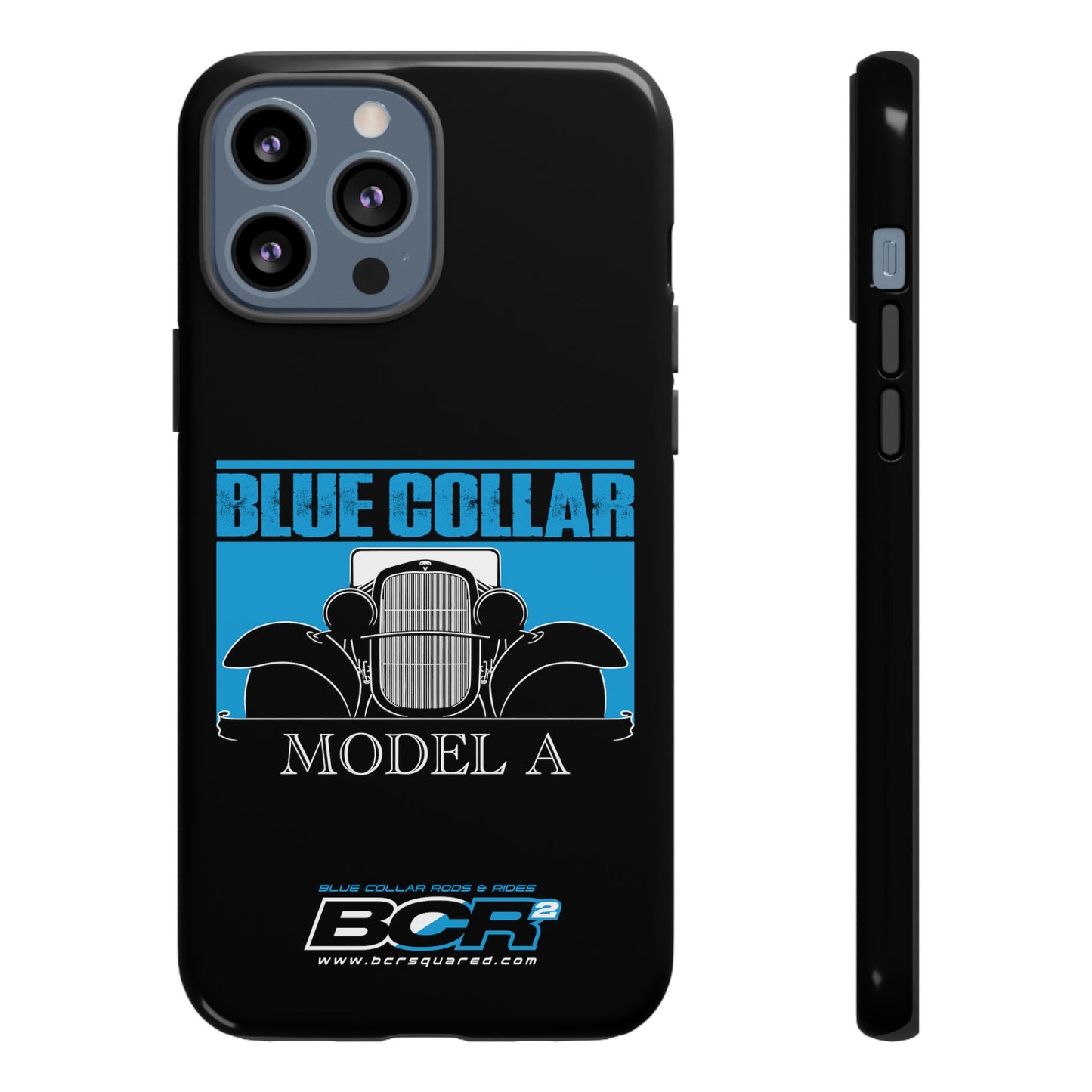 Blue Collar Model A Black Phone Case