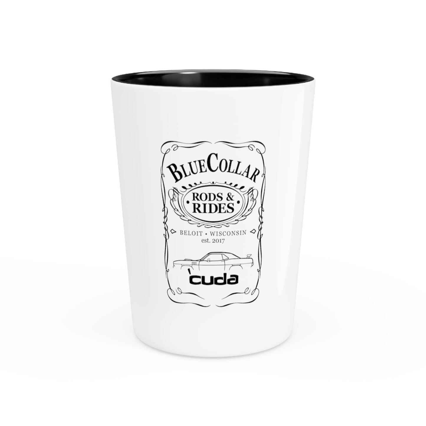 BC JD 'Cuda Shot Glass