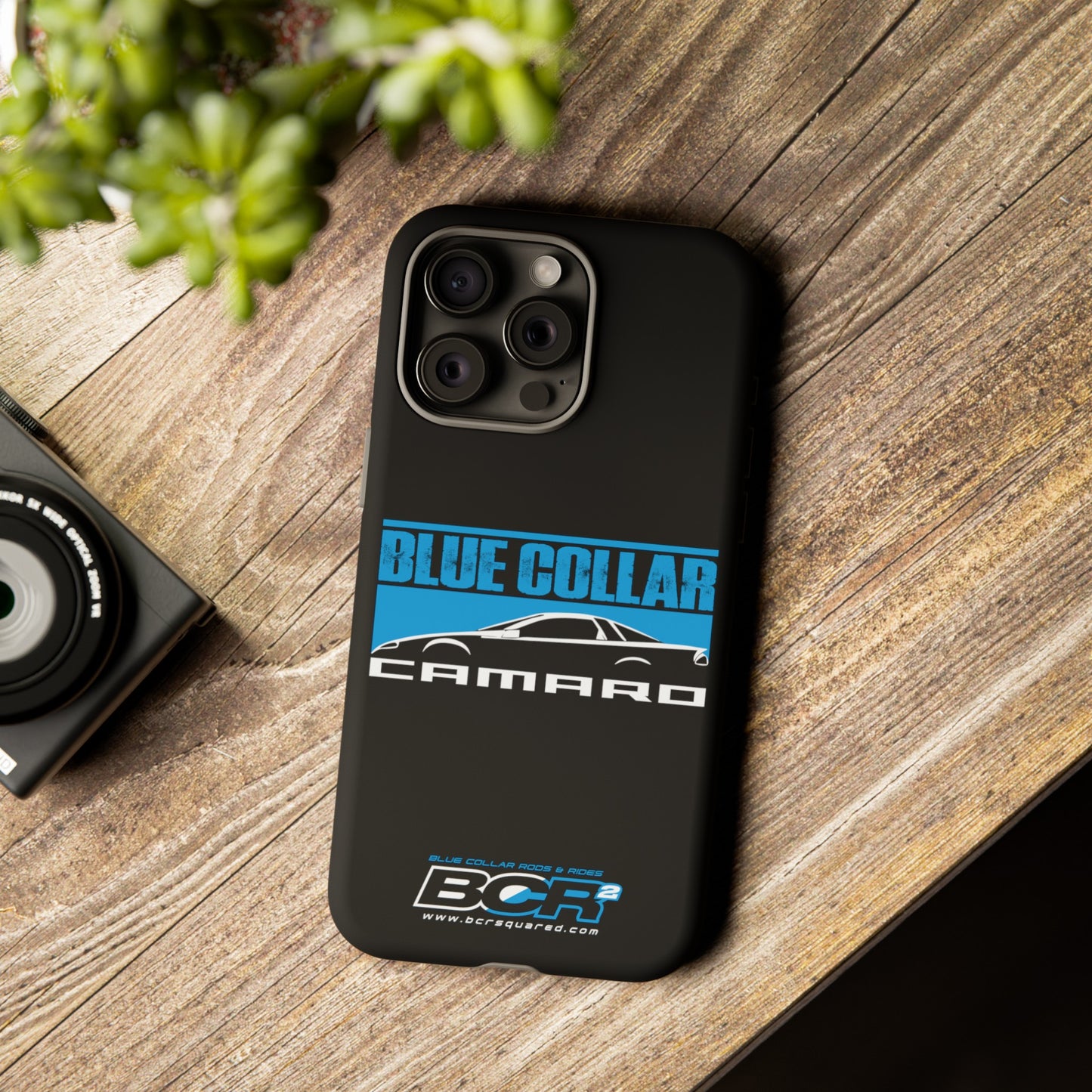 Blue Collar 4th Gen Camaro Black Phone Cases