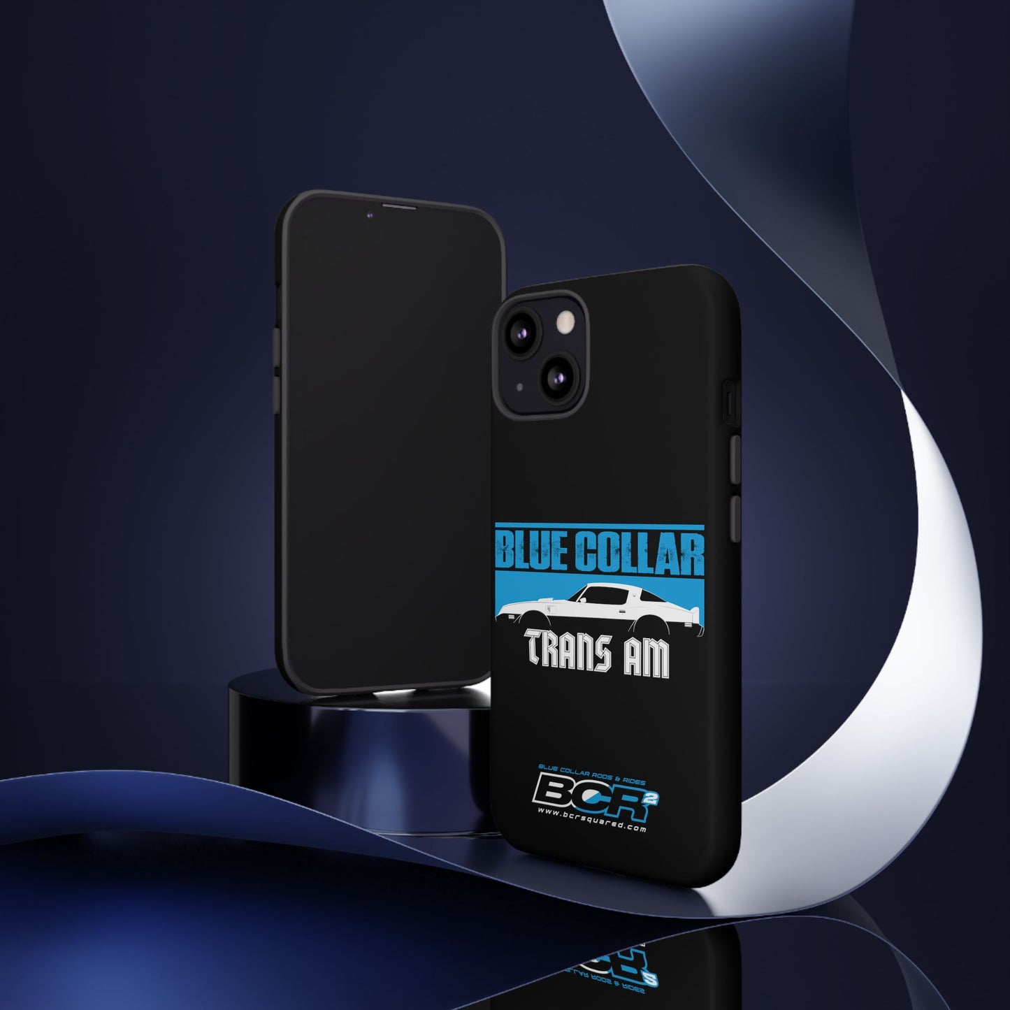 Blue Collar Black Phone Case