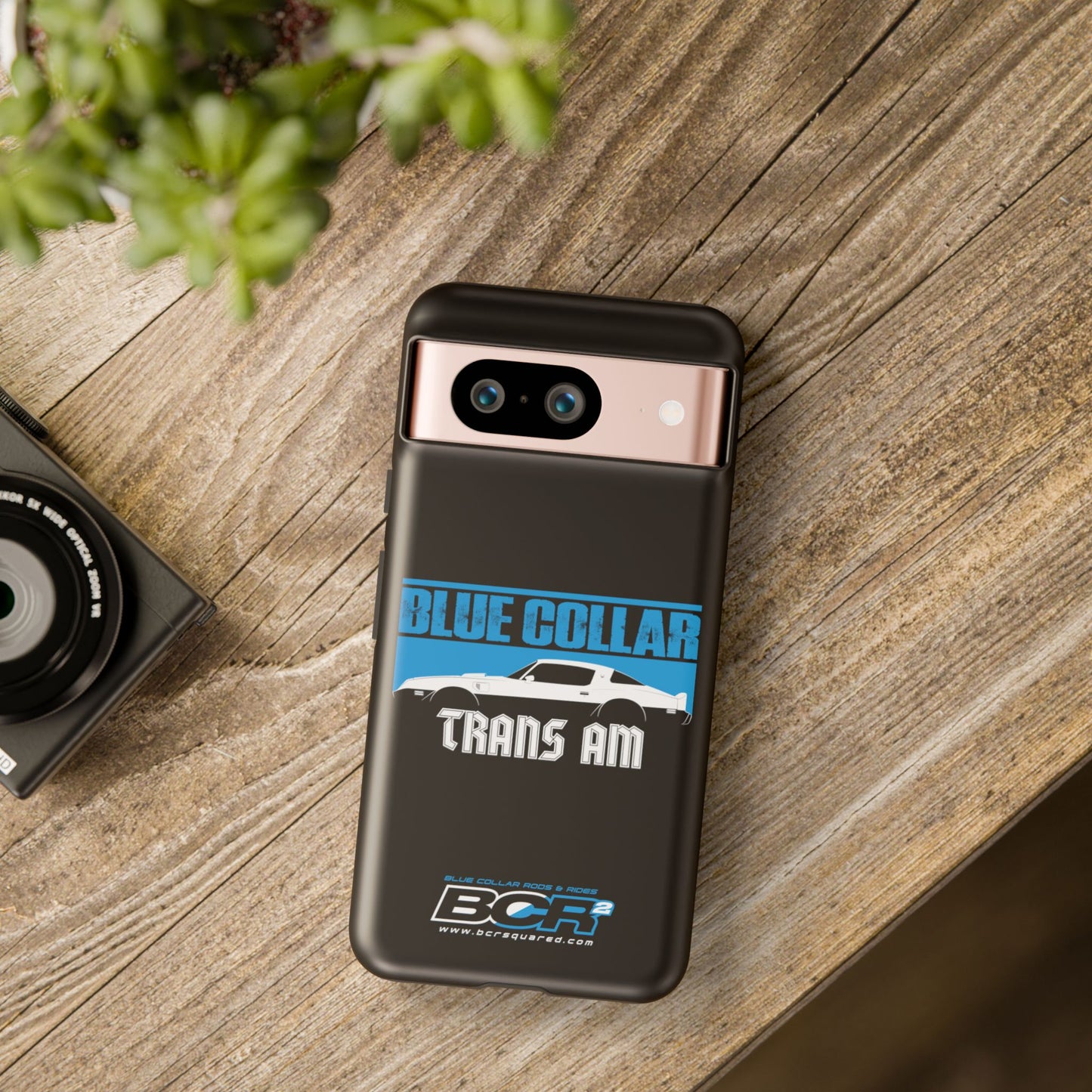 Blue Collar Black Phone Case