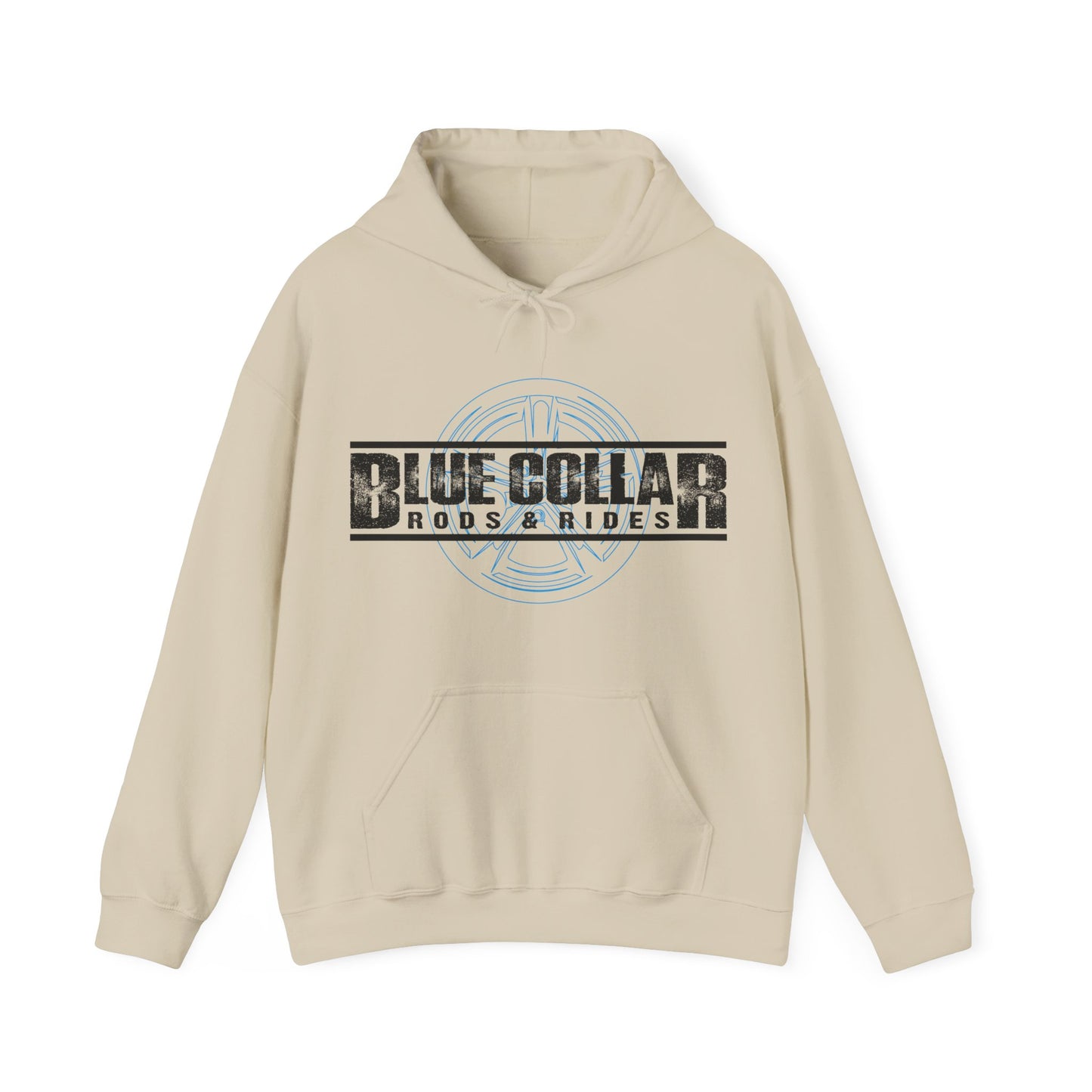 Blue Collar Wheel Hoodie