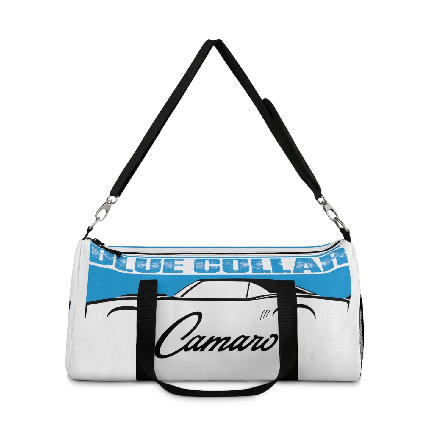 Blue Collar 1st Gen Camaro White Duffel Bag