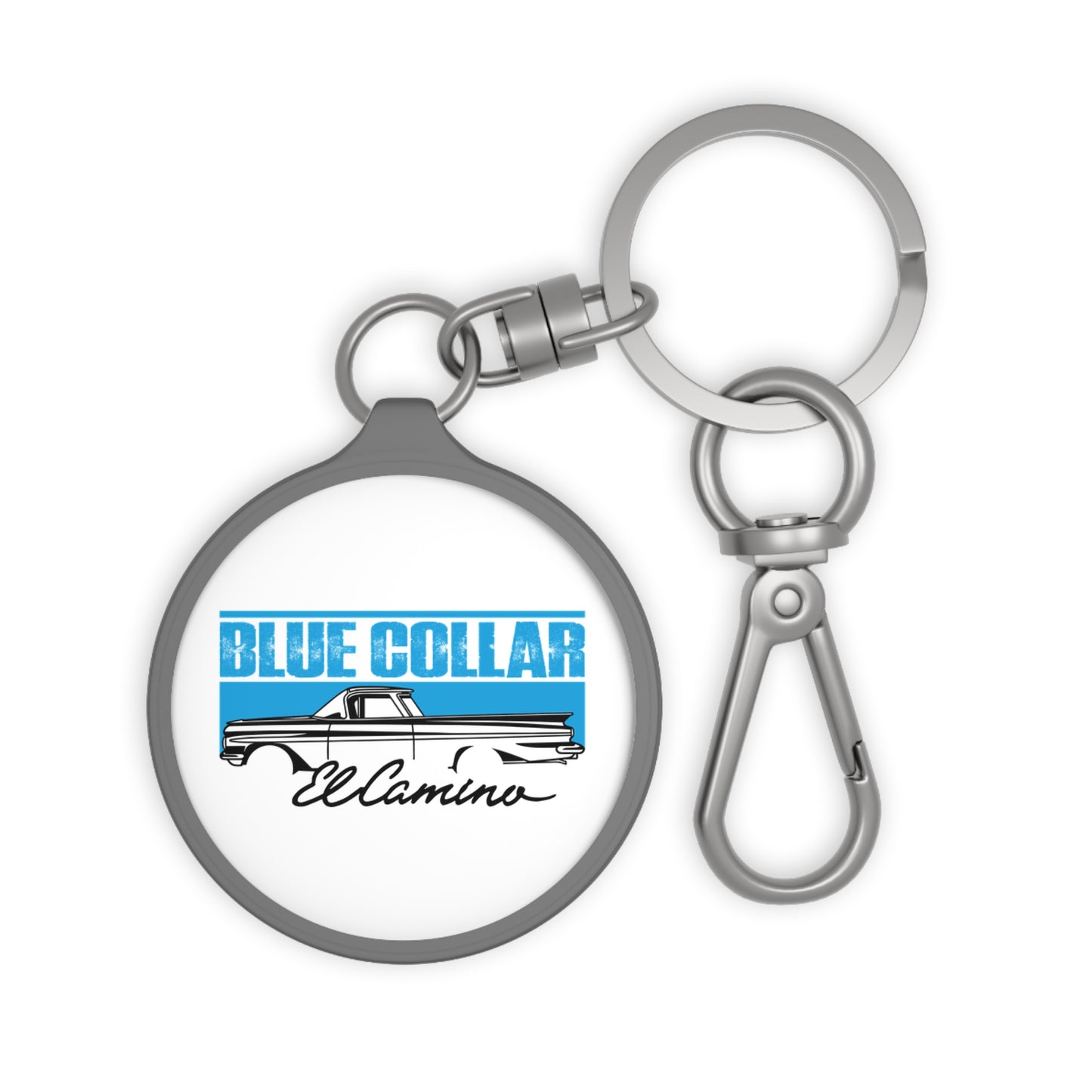 Blue Collar El Camino Keychain