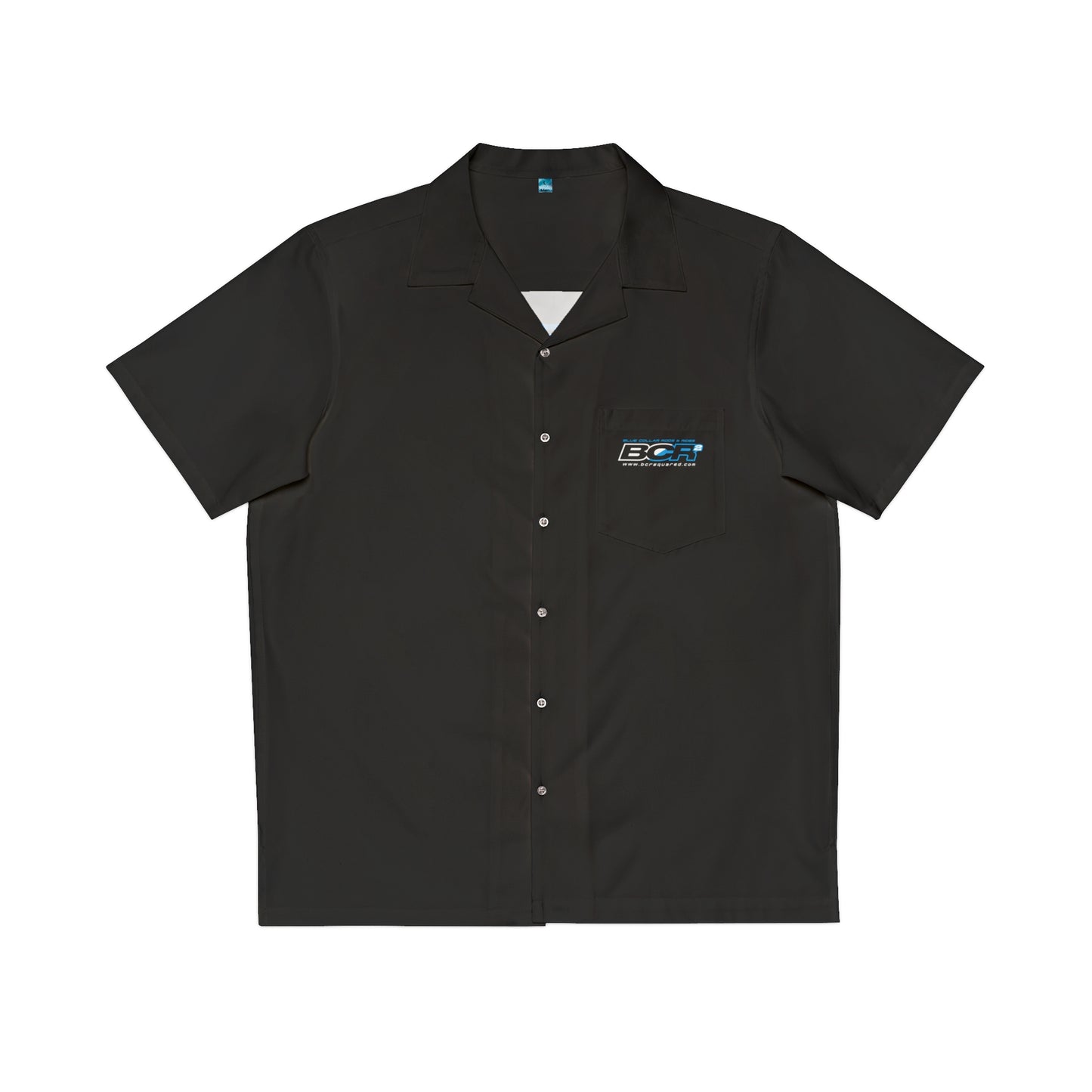 Blue Collar 'Cuda Black Hawaiian Shirt