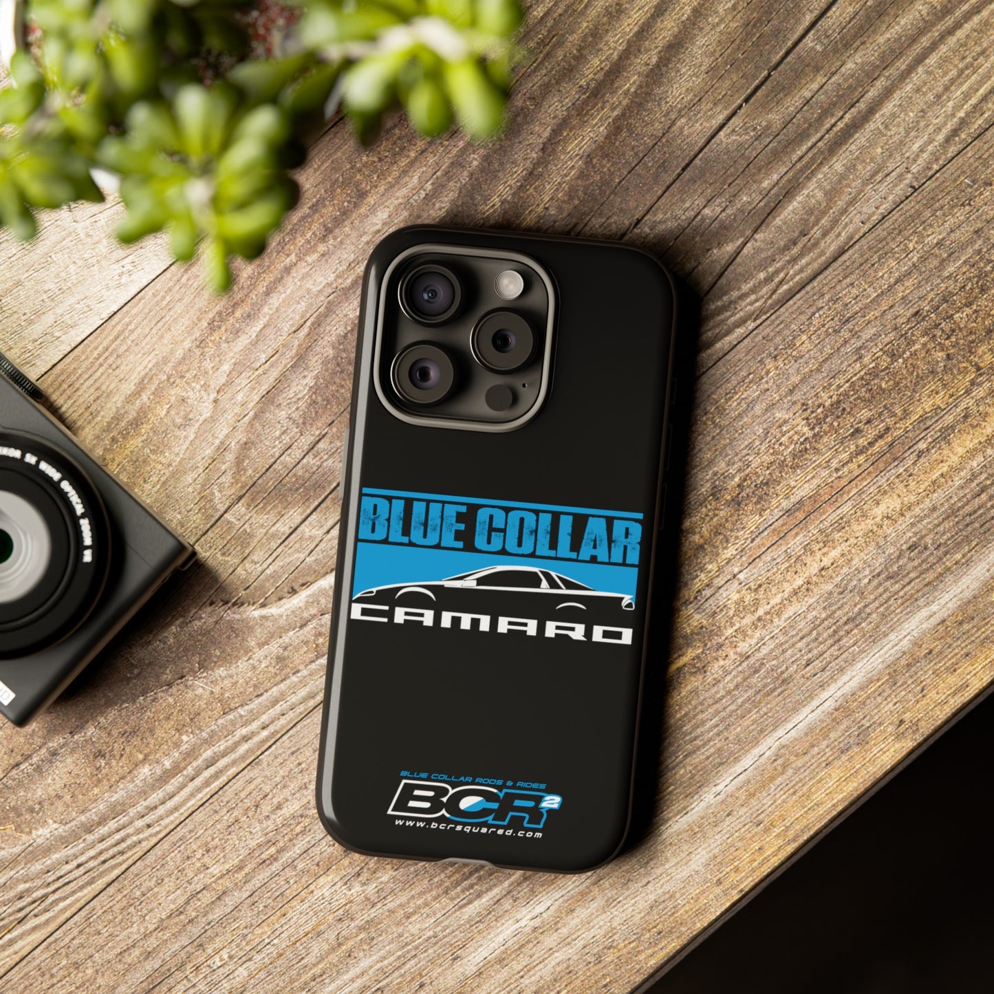 Blue Collar 4th Gen Camaro Black Phone Cases