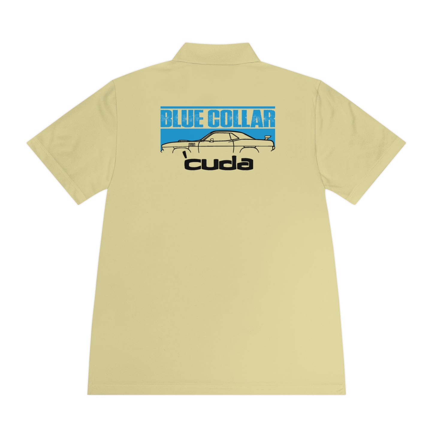 Blue Color 'Cuda  Polo Shirt