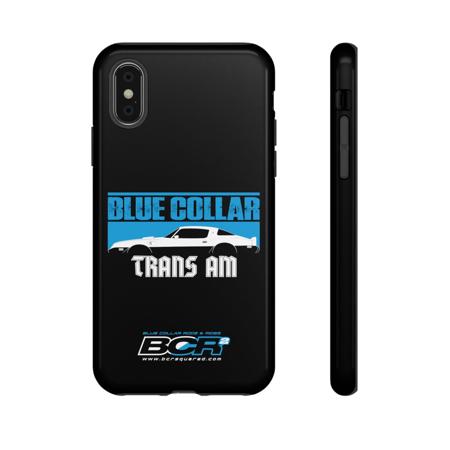 Blue Collar Black Phone Case