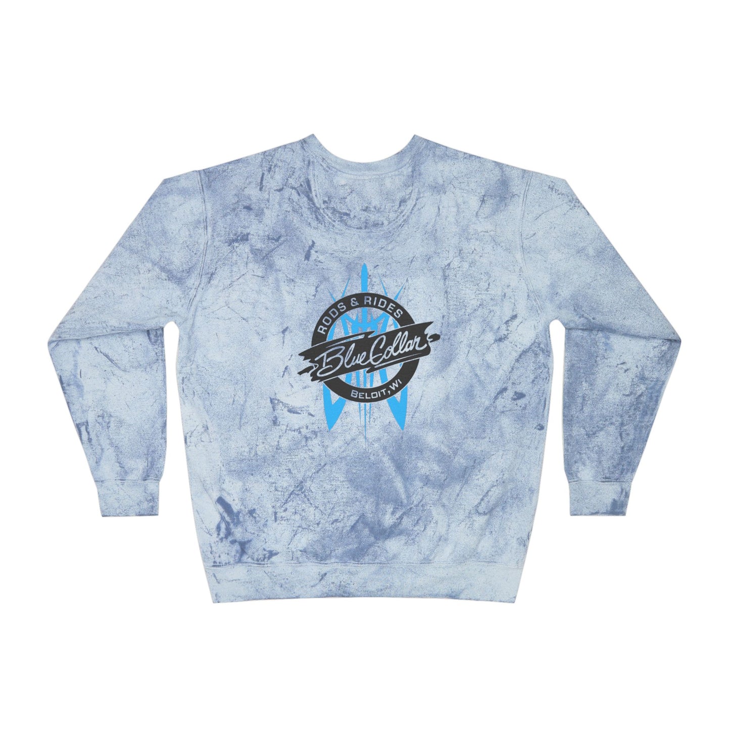 Blue Collar Pinstripe Color Blast Sweatshirt