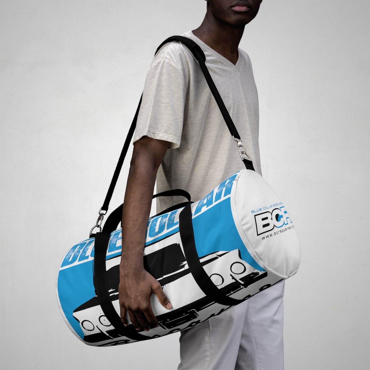 Blue Collar Biscayne White Duffel Bag