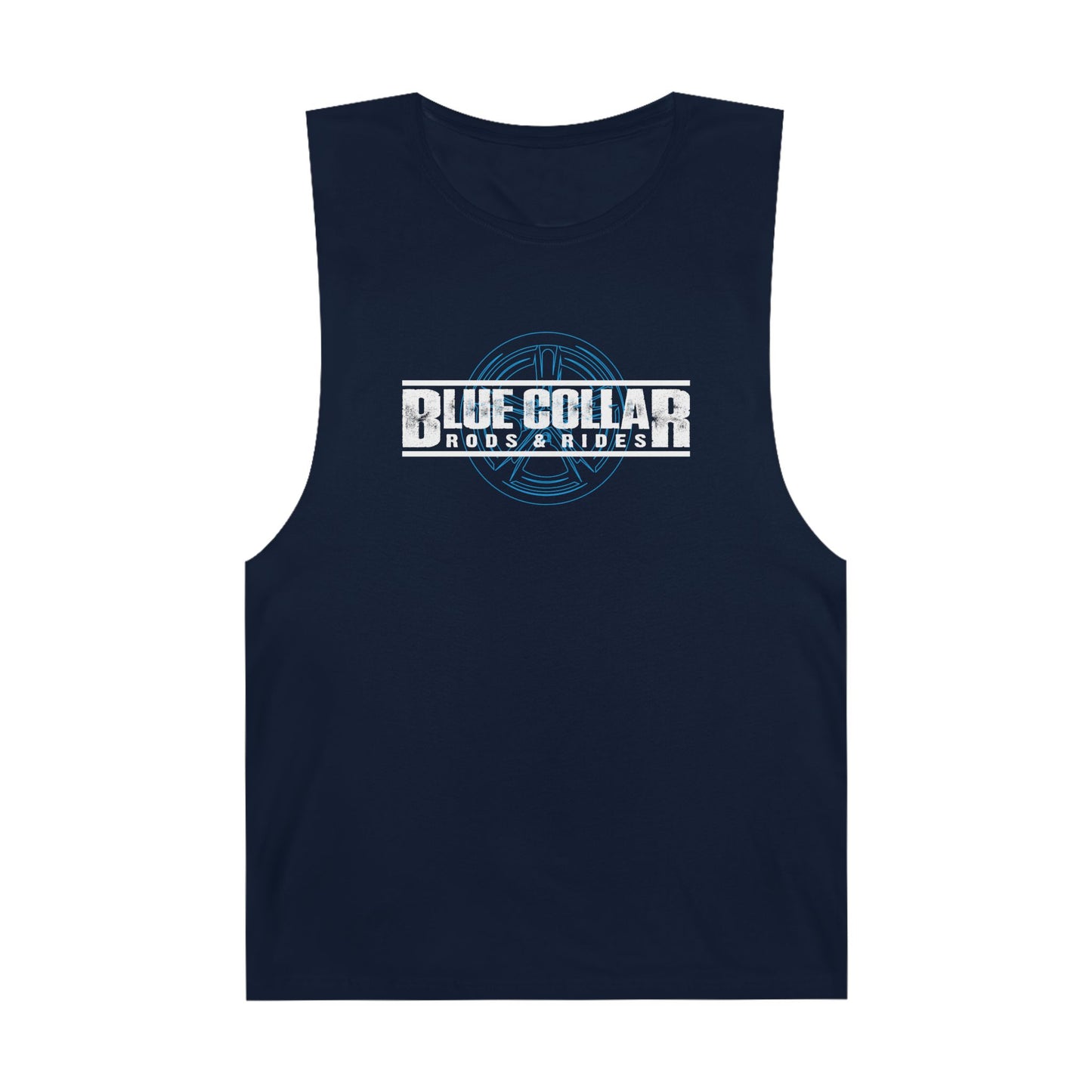 Blue Collar Wheel Sleeveless Tee