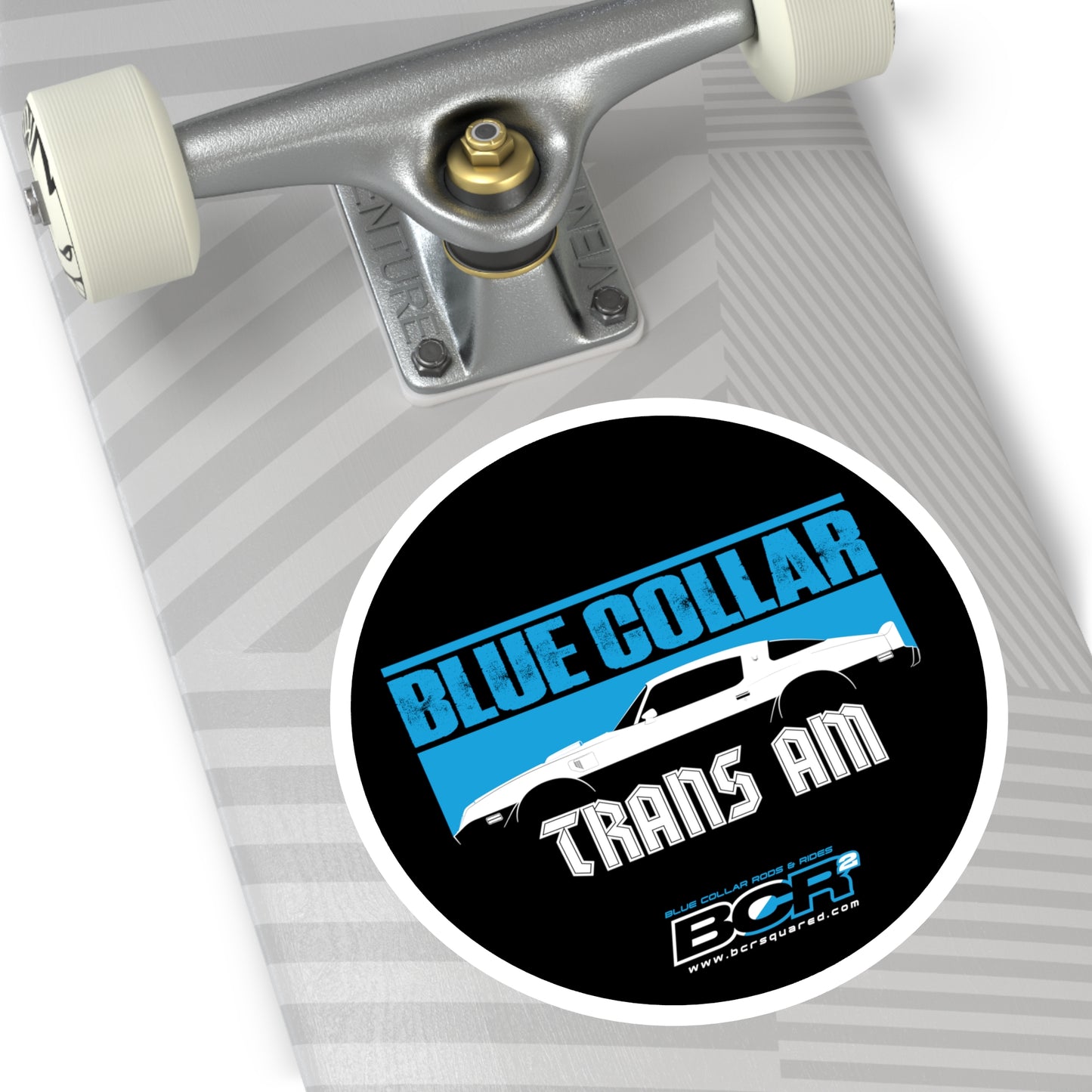 Blue Collar Trans Am Sticker