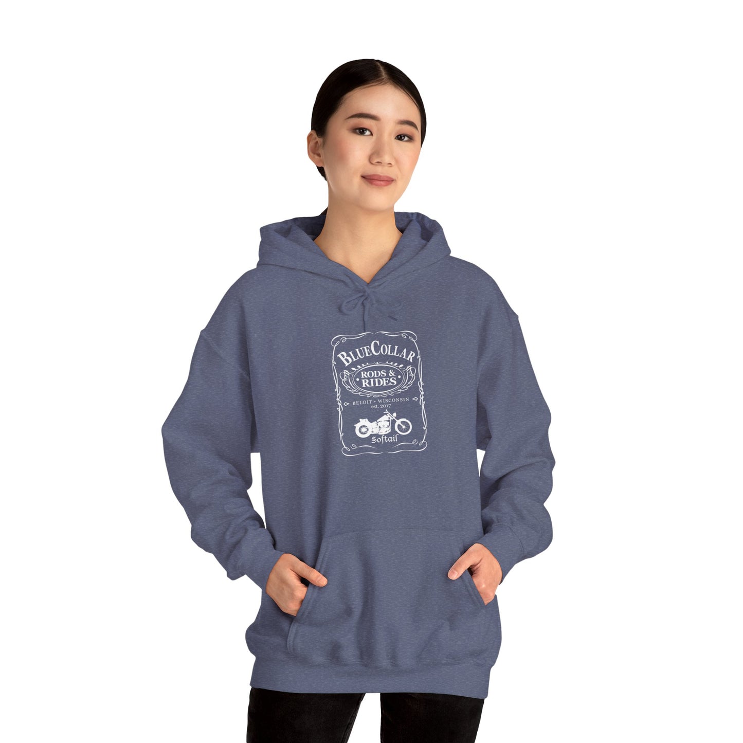 Blue Collar JD Softail Hoodie