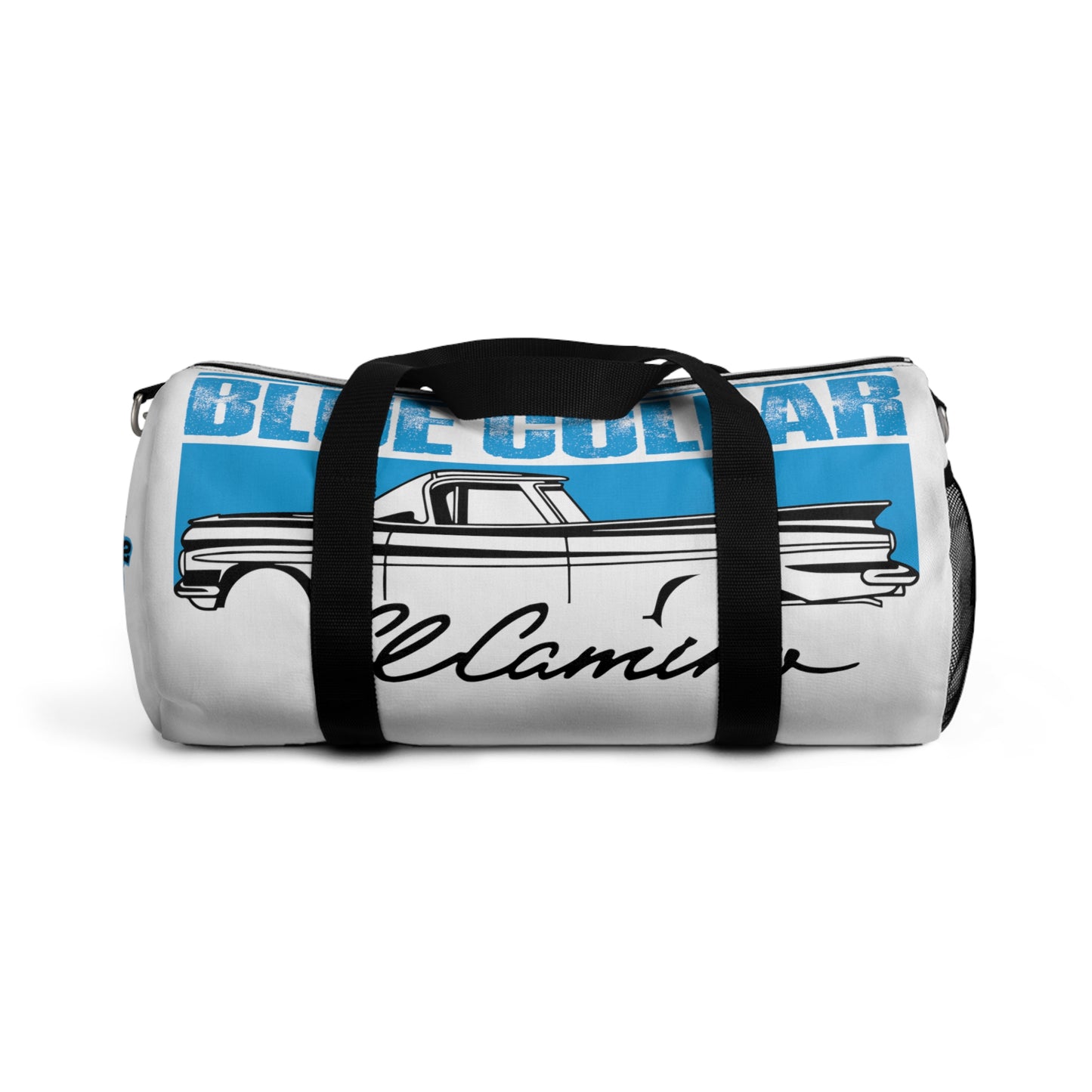 Blue Collar El Camino White Duffel Bag