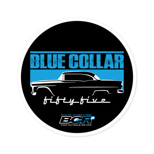 Blue Collar Fifty Five Sticker