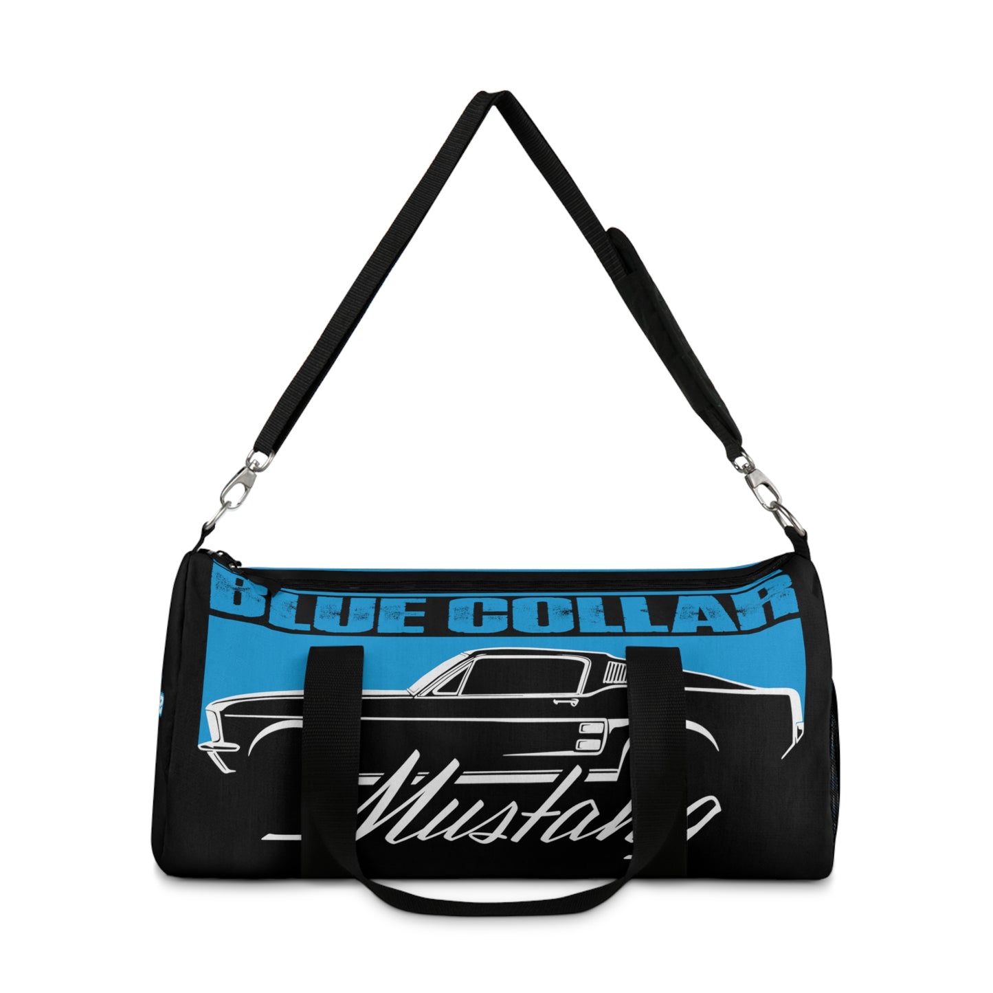 Blue Collar Mustang Black Duffel Bag