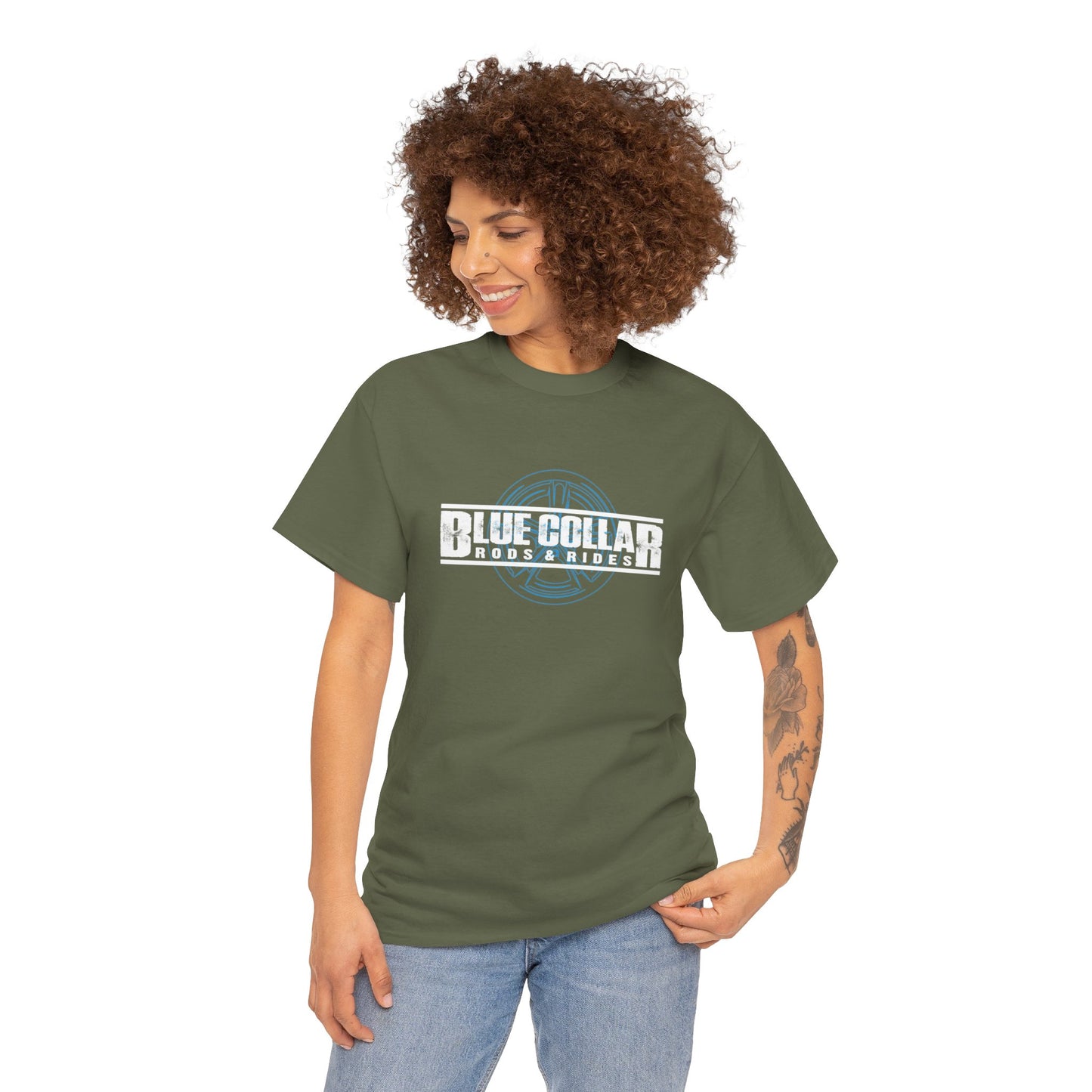 Blue Collar Wheel Tee