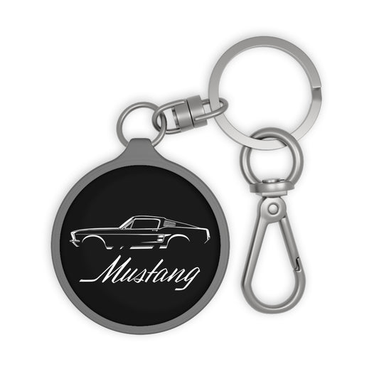 Mustang Keychain Black