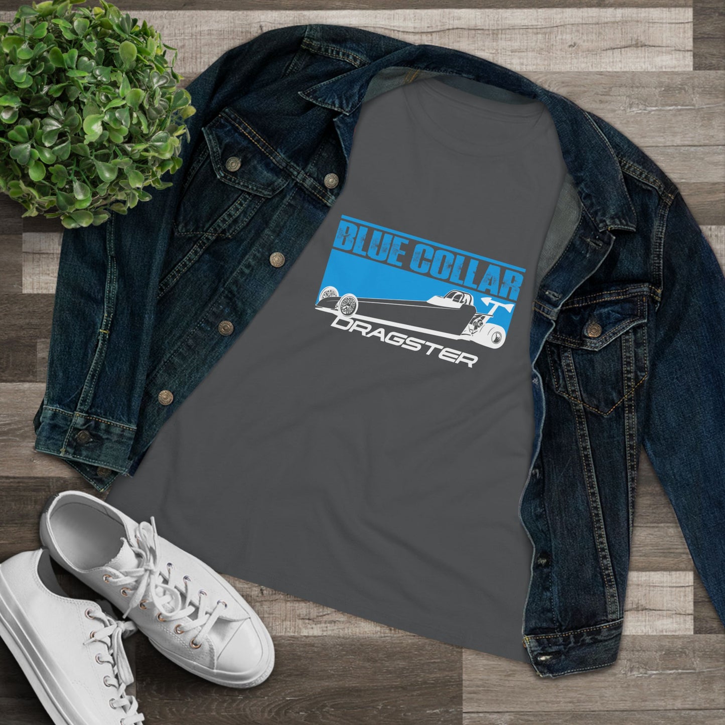 Blue Collar Dragster Women's Tee