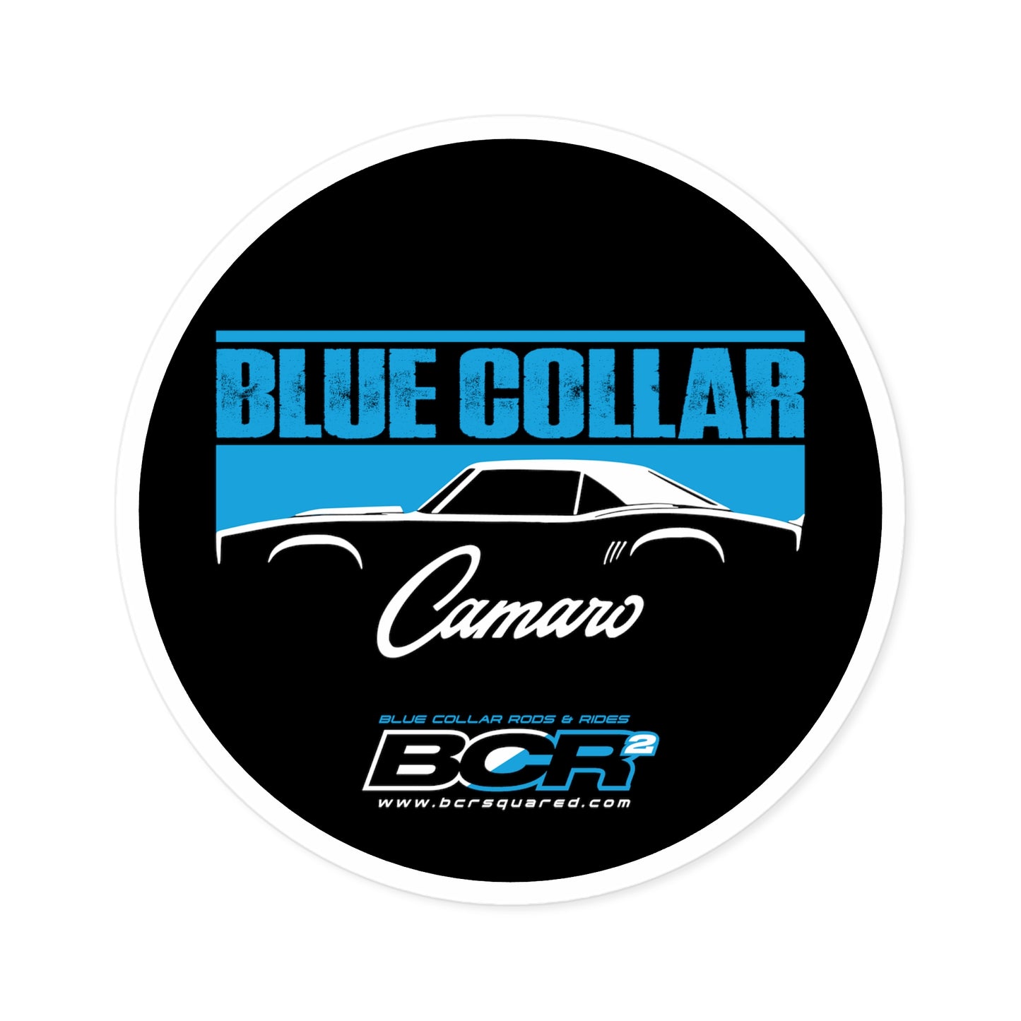 Blue Collar 1st Gen Camaro Sticker