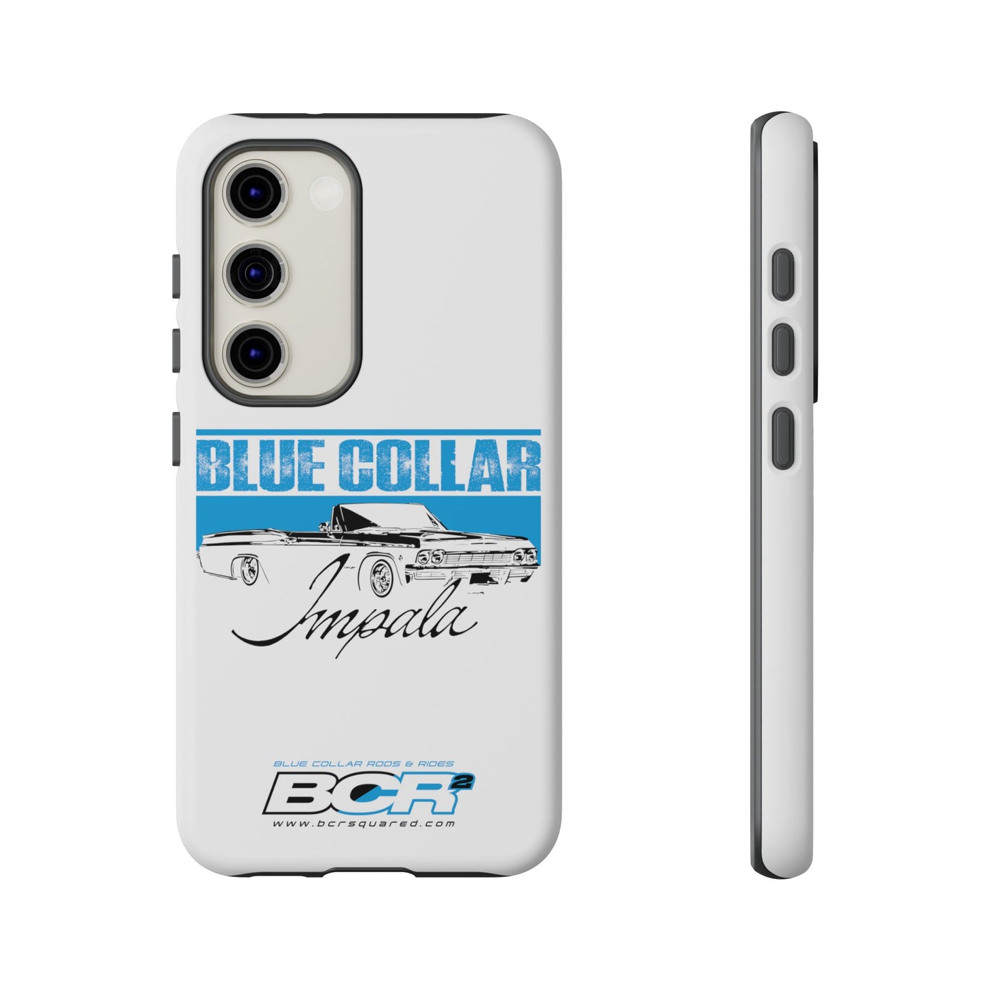 Blue Collar Impala White Phone Cases