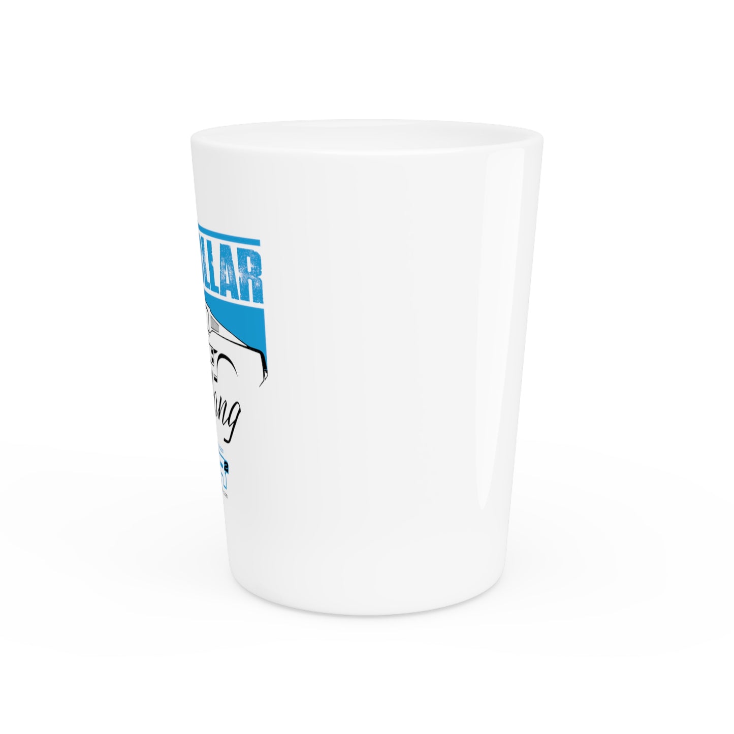 Blue Collar Mustang Shot Glass