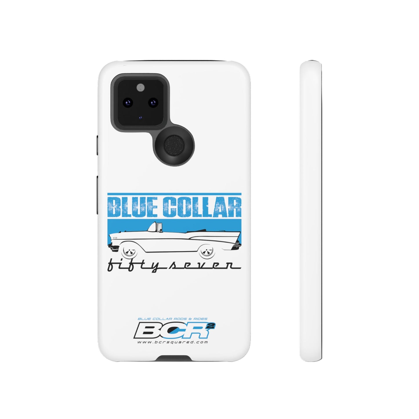 Blue Collar Fifty Seven White Phone Case