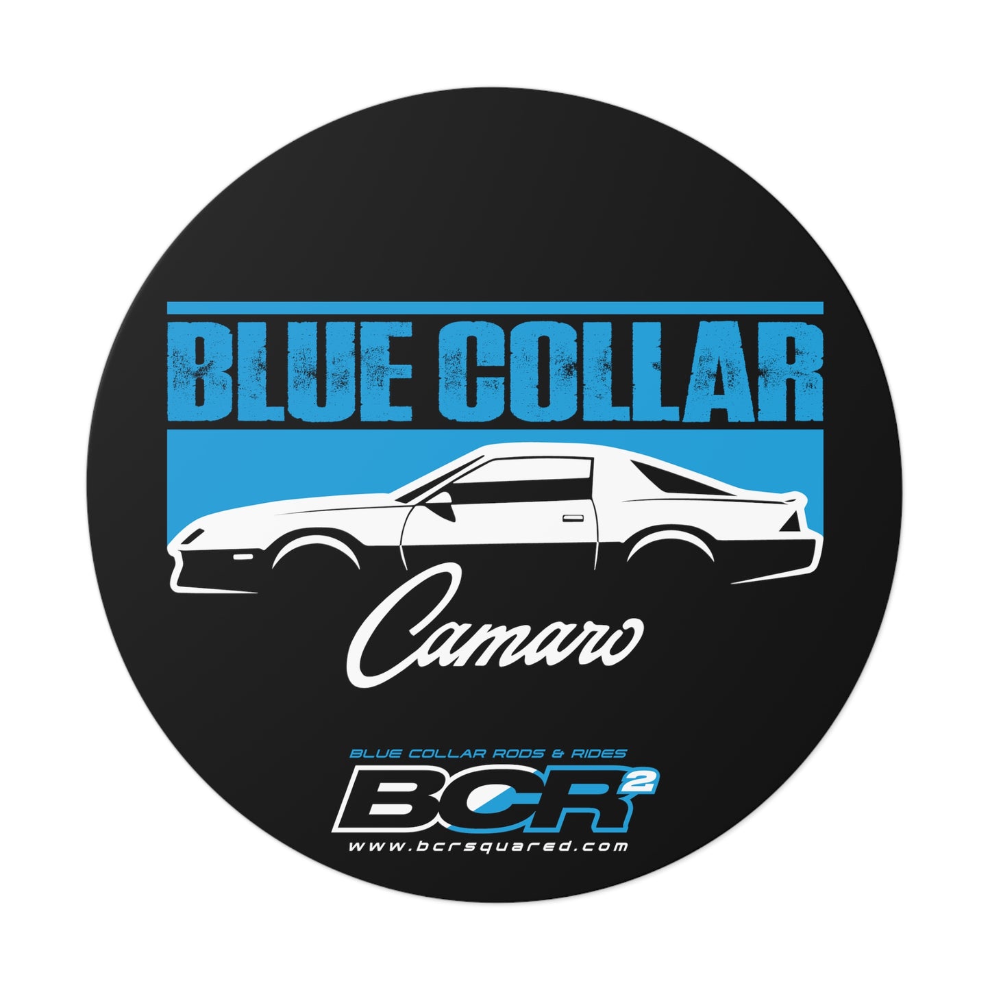 Blue Collar 3rd Gen Camaro Sticker