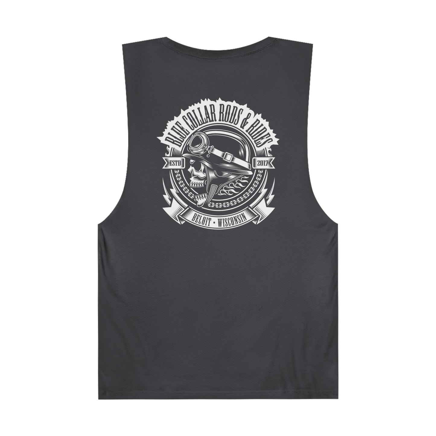 Blue Collar Skull 1 Unisex Sleeveless Tee