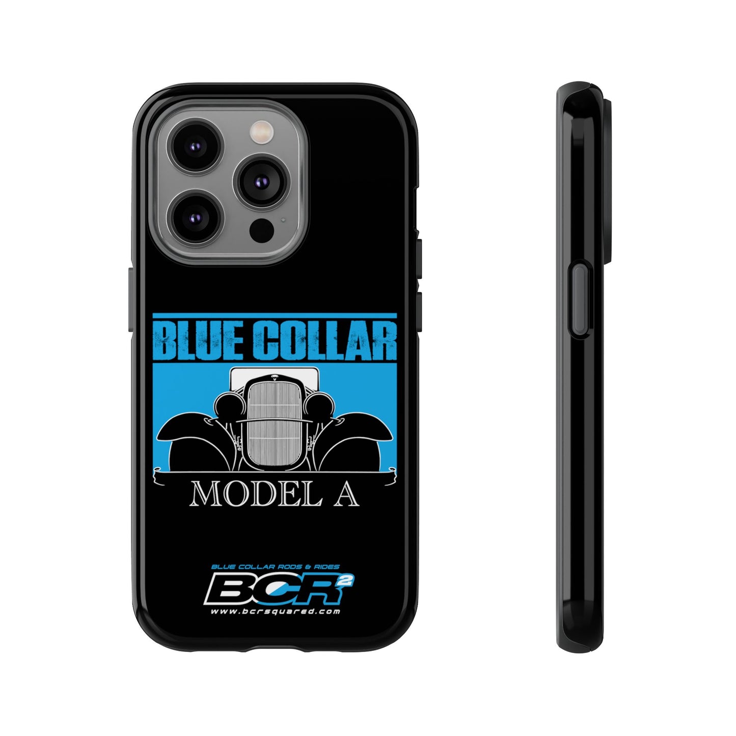 Blue Collar Model A Black Phone Case