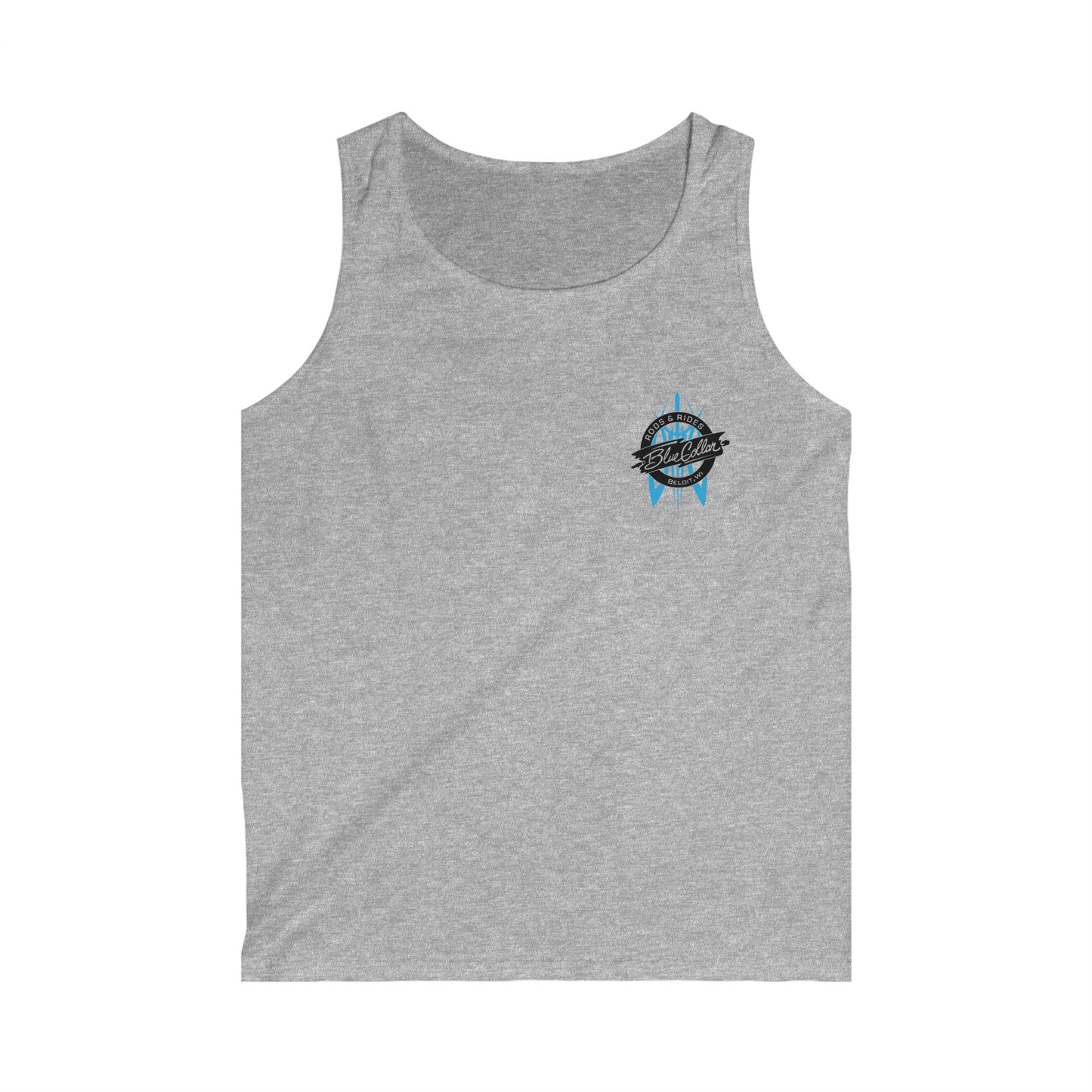 Blue Collar Pinstripe Men's Tank Top