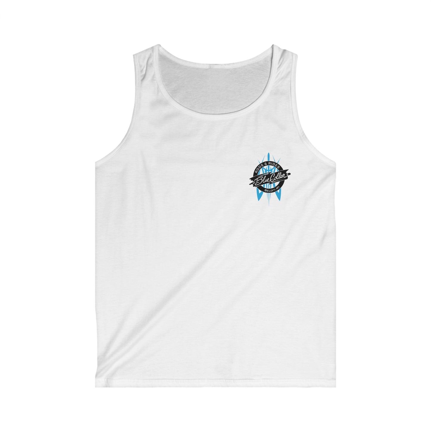 Blue Collar Pinstripe Men's Tank Top