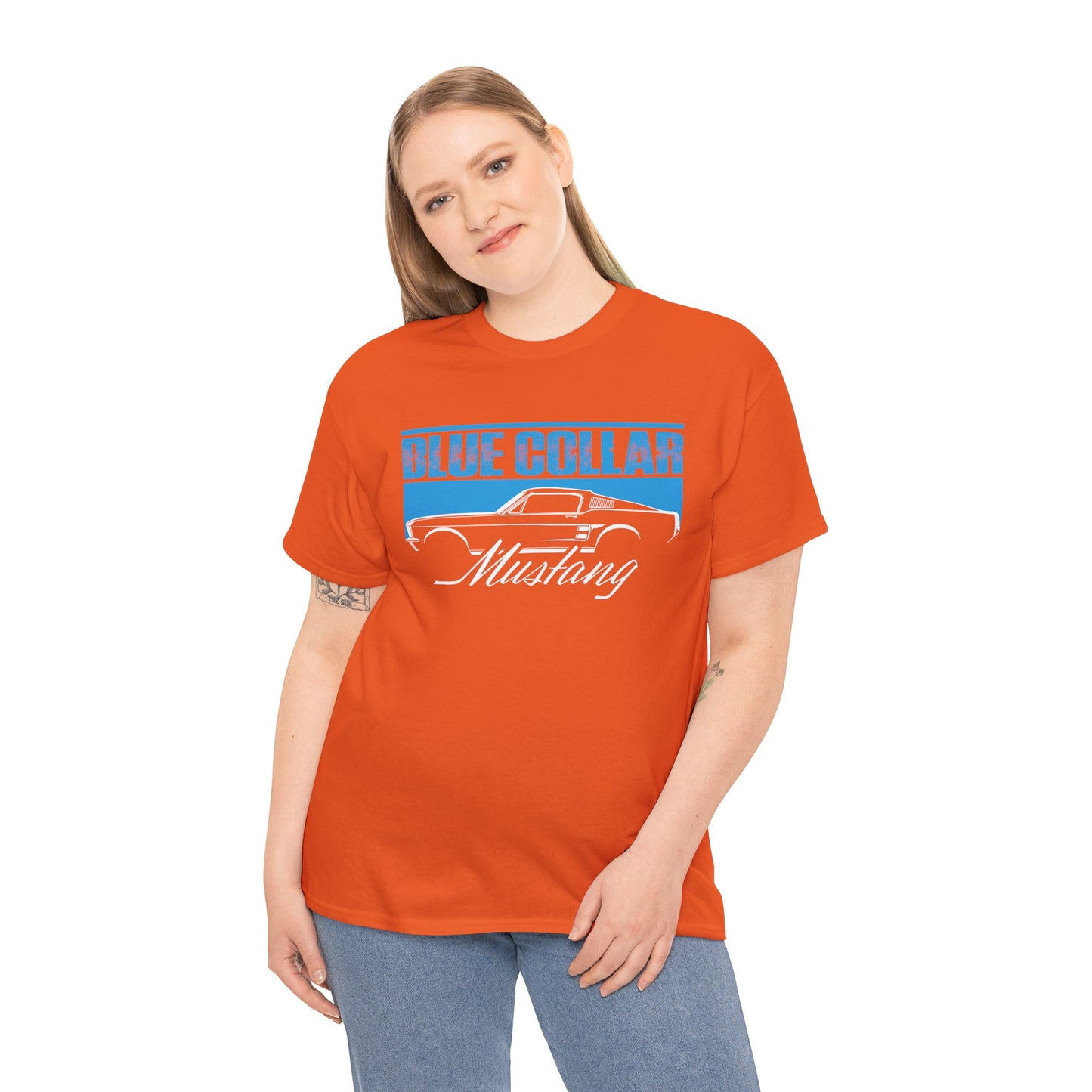 Blue Collar Mustang Tee