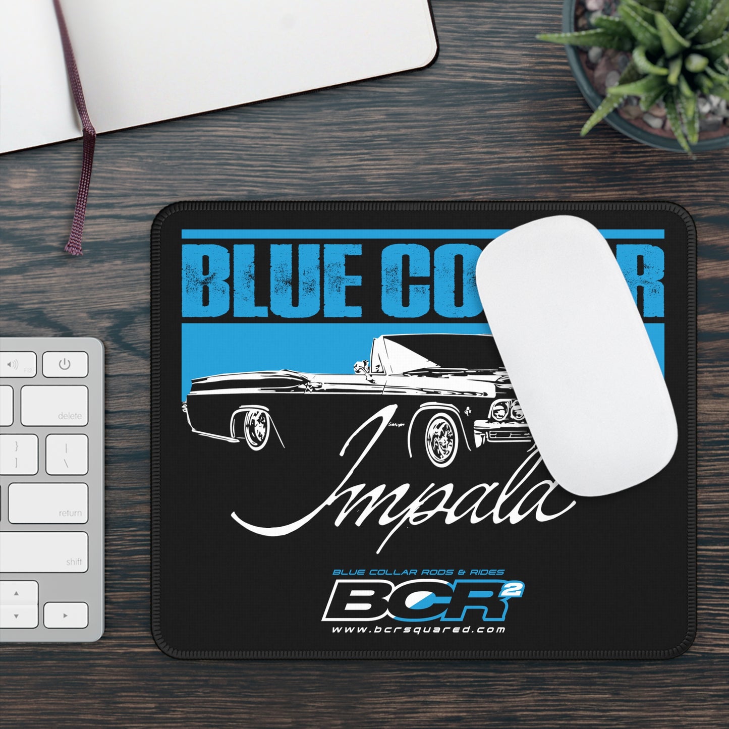 Blue Collar Impala Mouse Pad