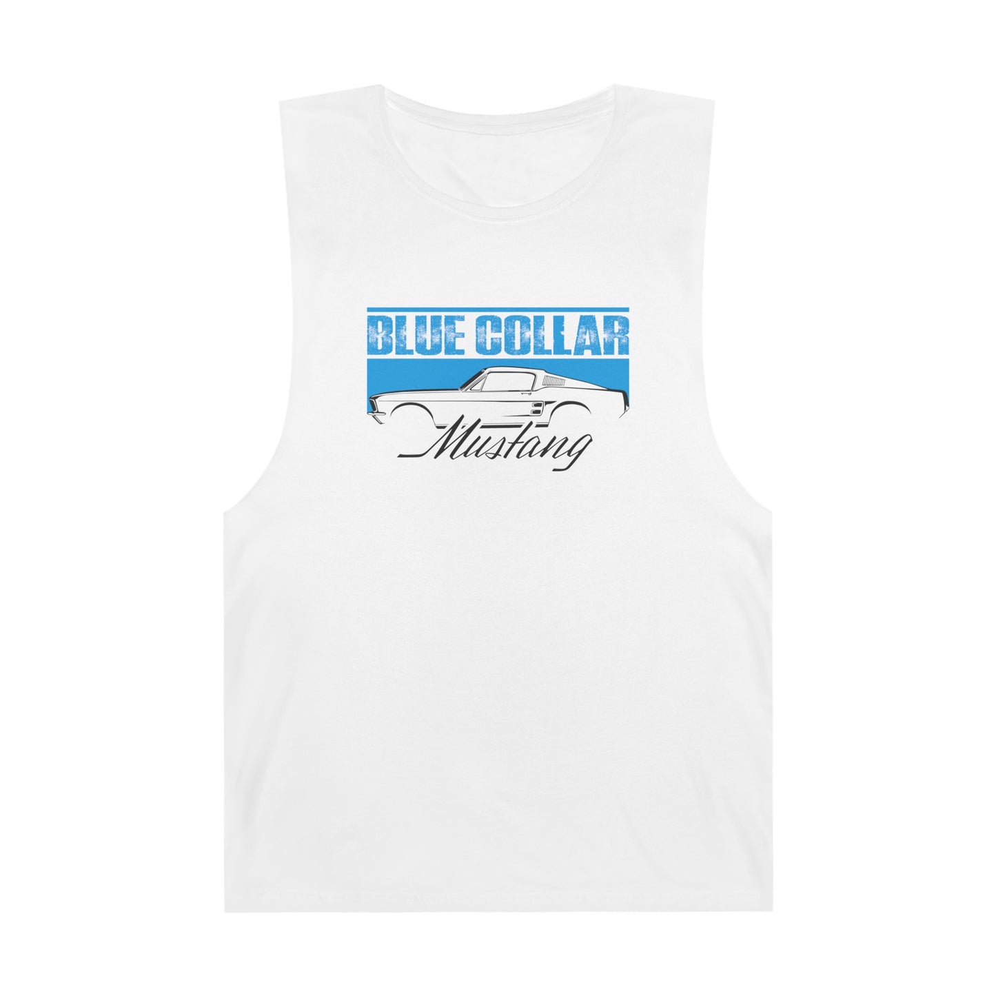 Blue Collar Mustang Sleeveless Tee