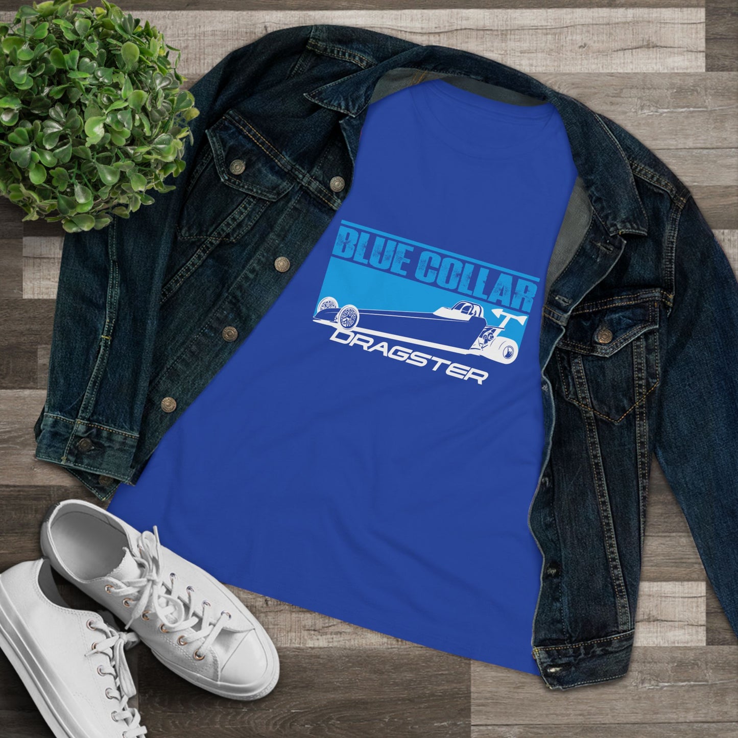 Blue Collar Dragster Women's Tee