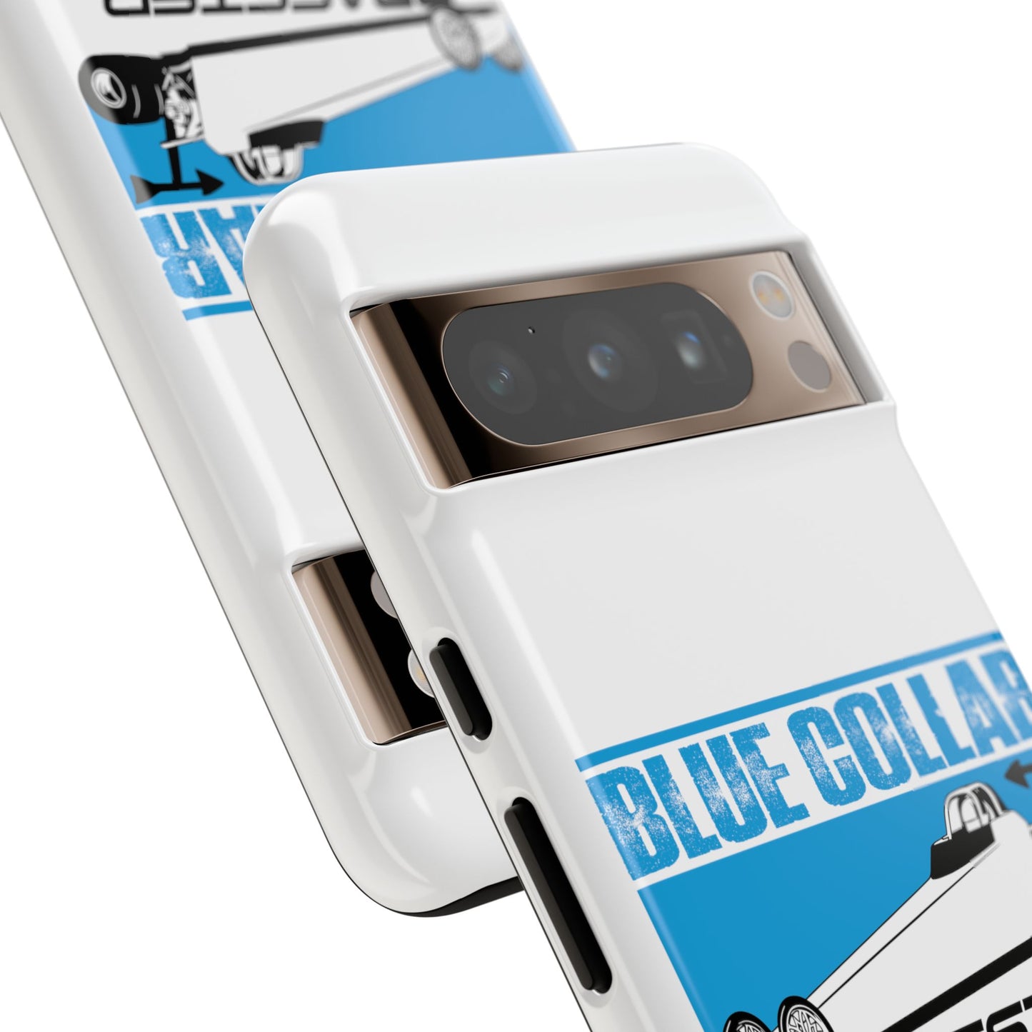 Blue Collar Dragster Phone Cases