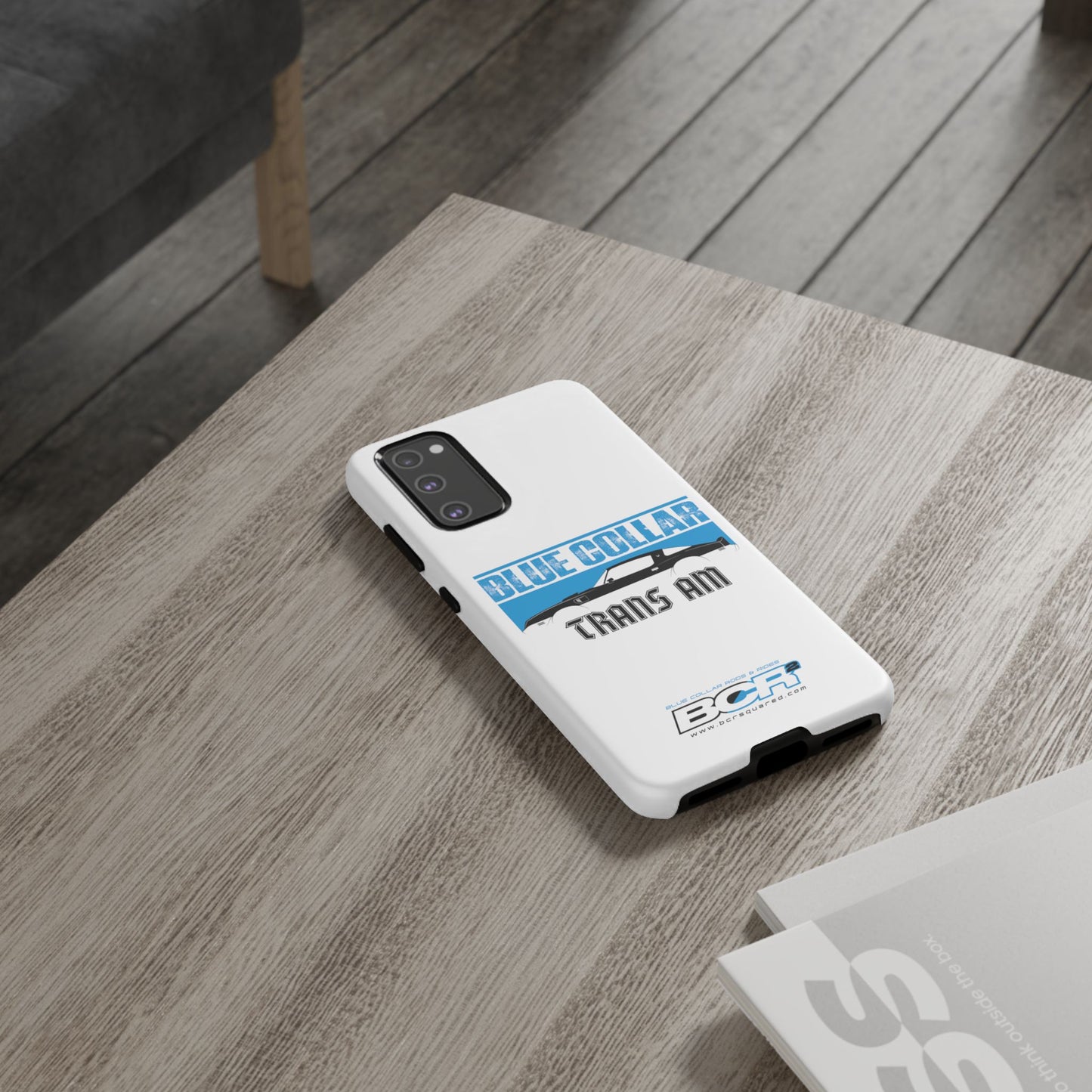 Blue Collar Trans Am White Phone Case